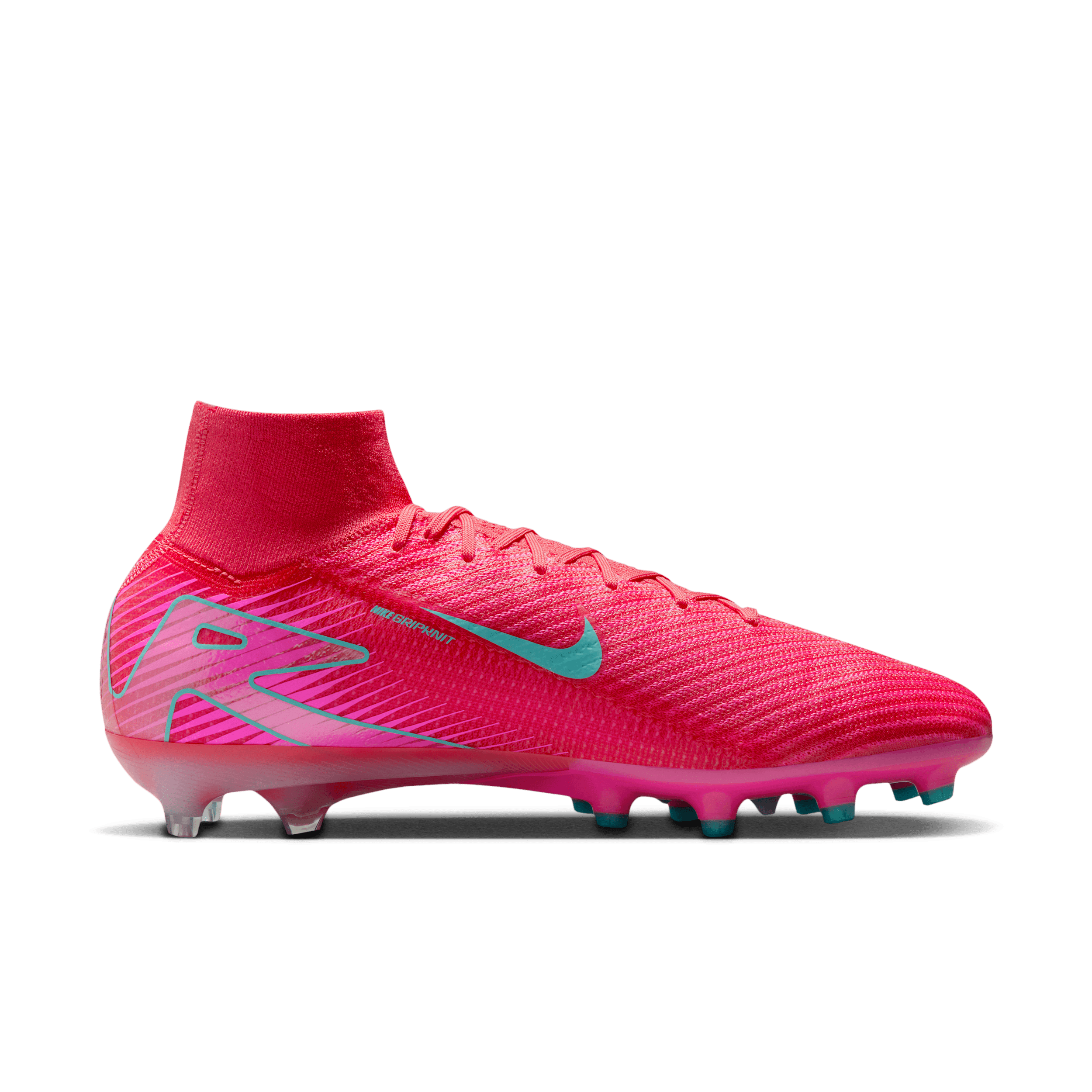 Chaussure de foot montante à crampons AG-Pro Nike Mercurial Superfly 10 Elite - Rouge