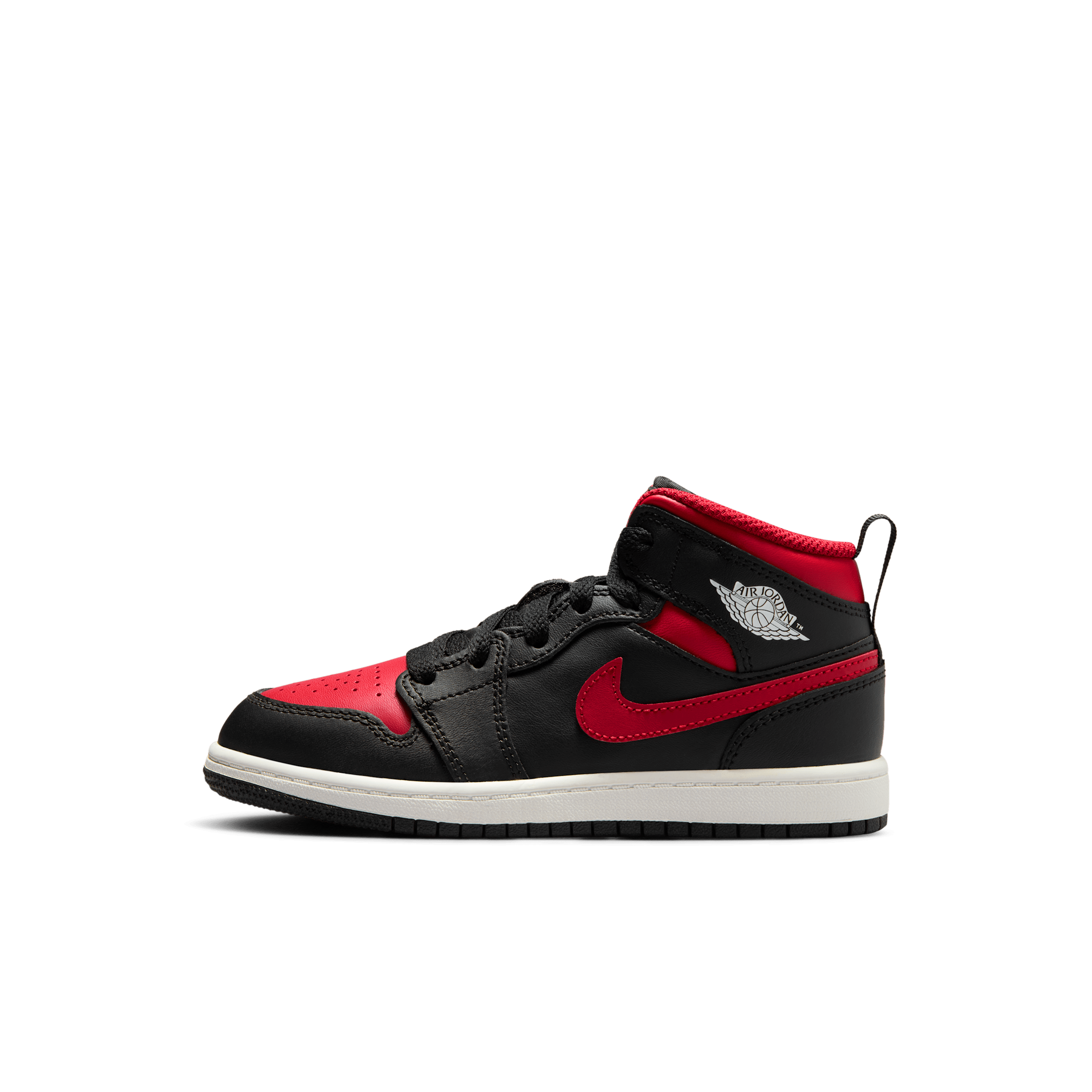 Chaussure Jordan 1 Mid pour jeune enfant - Noir