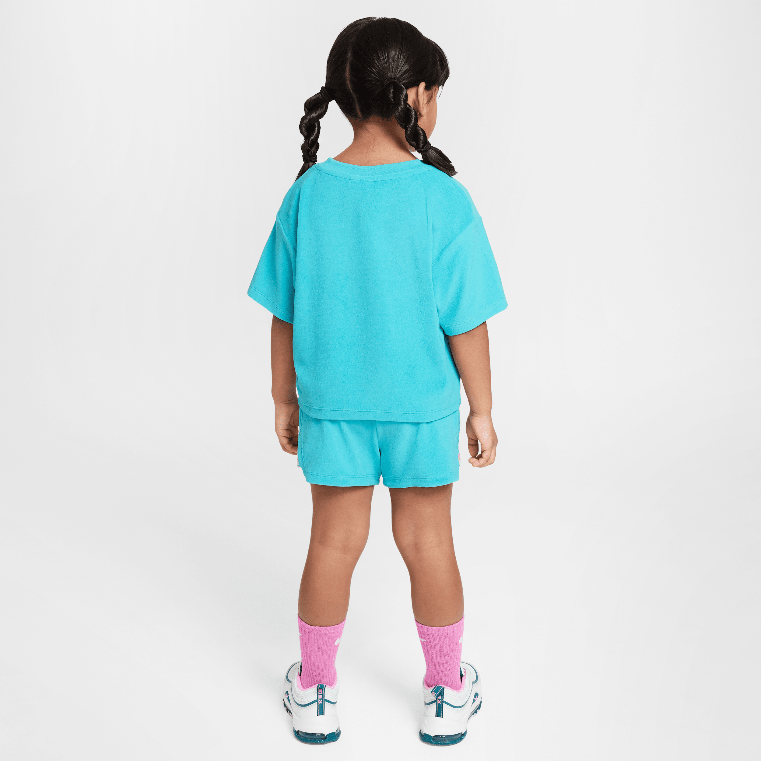 Thumbnail - Nike "Let's Roll" 2-teiliges Frottee-Set (jüngere Kinder) - Grün