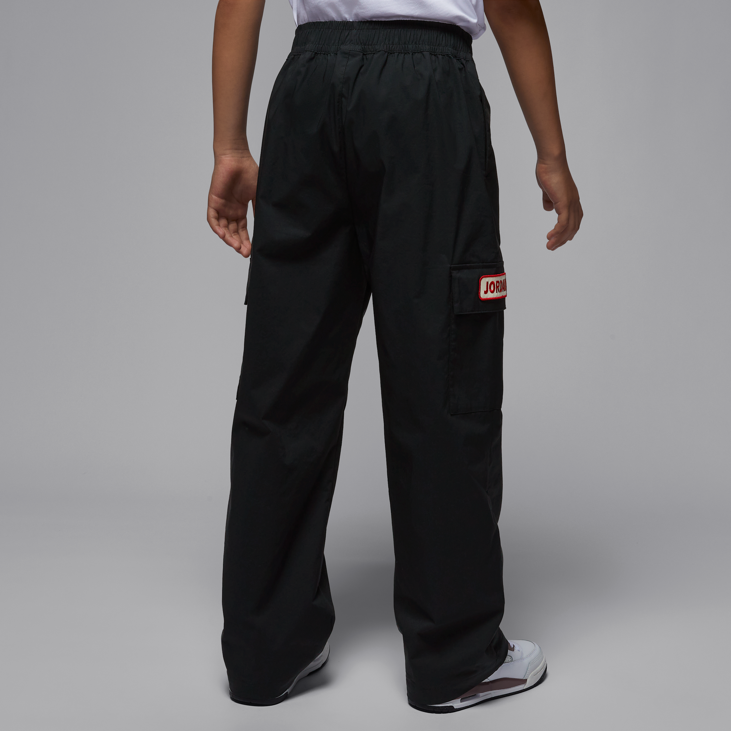 Thumbnail - Jordan Deep Dish Hose aus Webstoff (ältere Kinder) - Schwarz