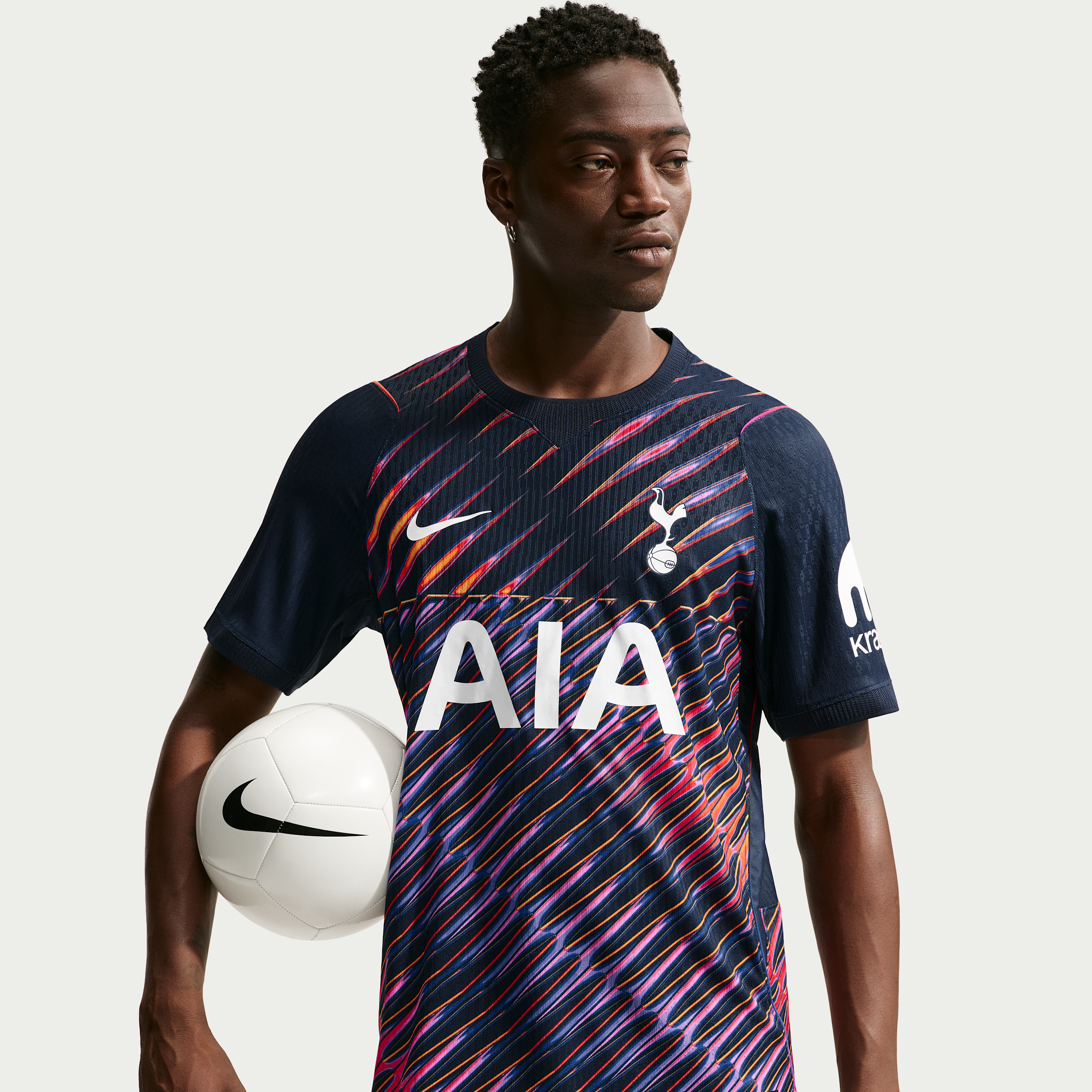 Tottenham Hotspur 2026/27 Match Away Nike Aero-FIT Authentic-fodboldtrøje til mænd - blå