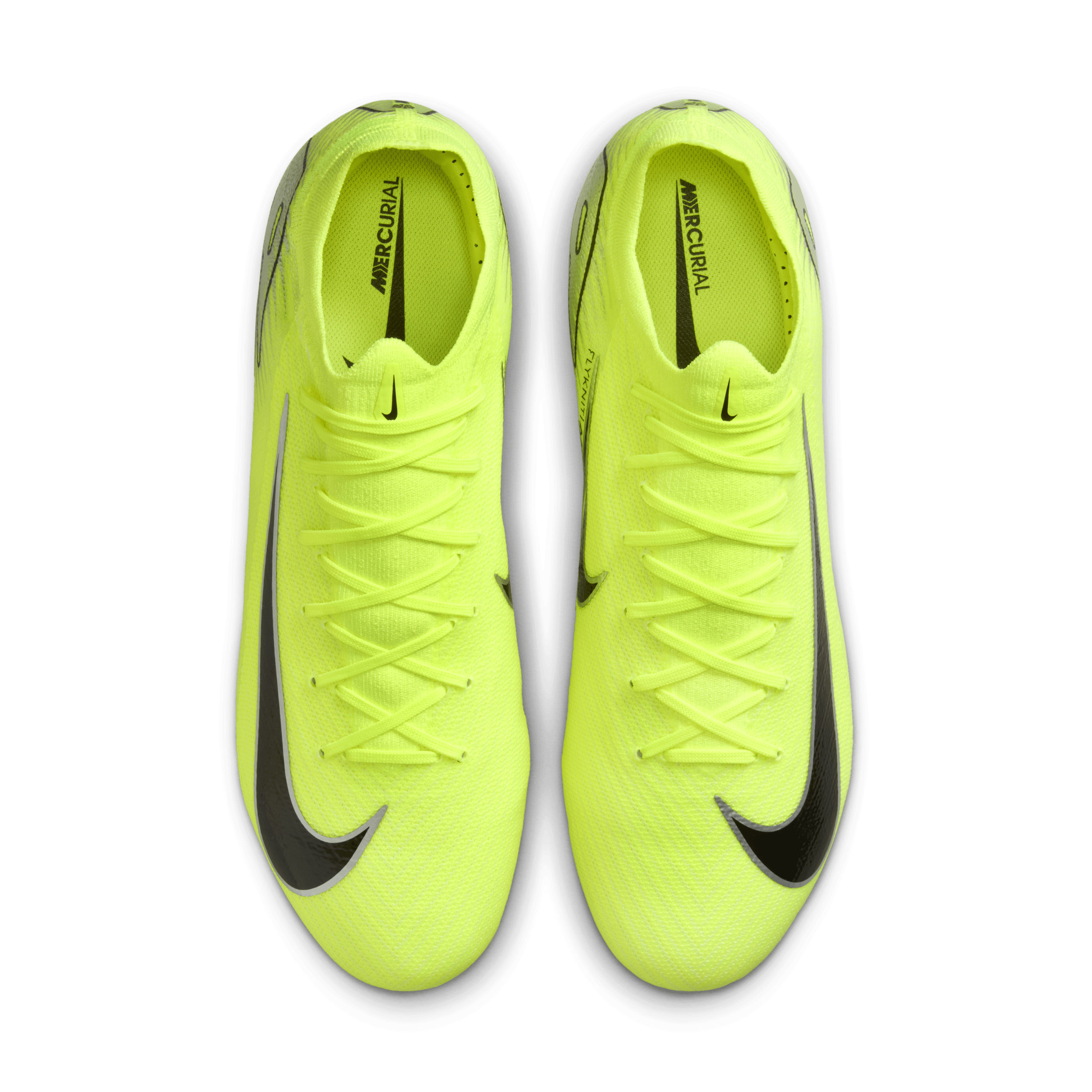 Chaussure de foot à crampons basse pour terrain sec Nike Mercurial Vapor 16 Pro - Jaune