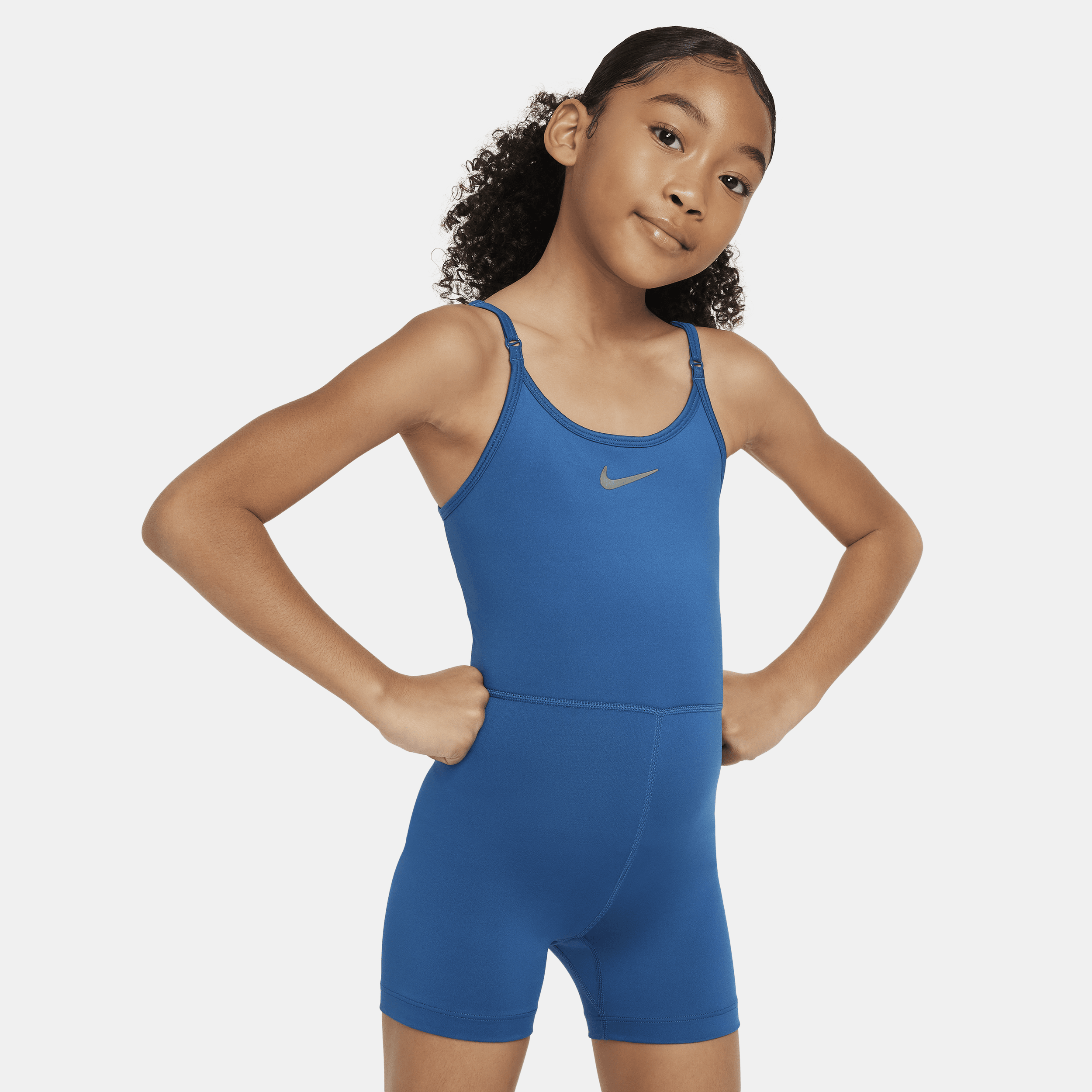 Nike Dri-FIT One unitard voor meisjes Blauw