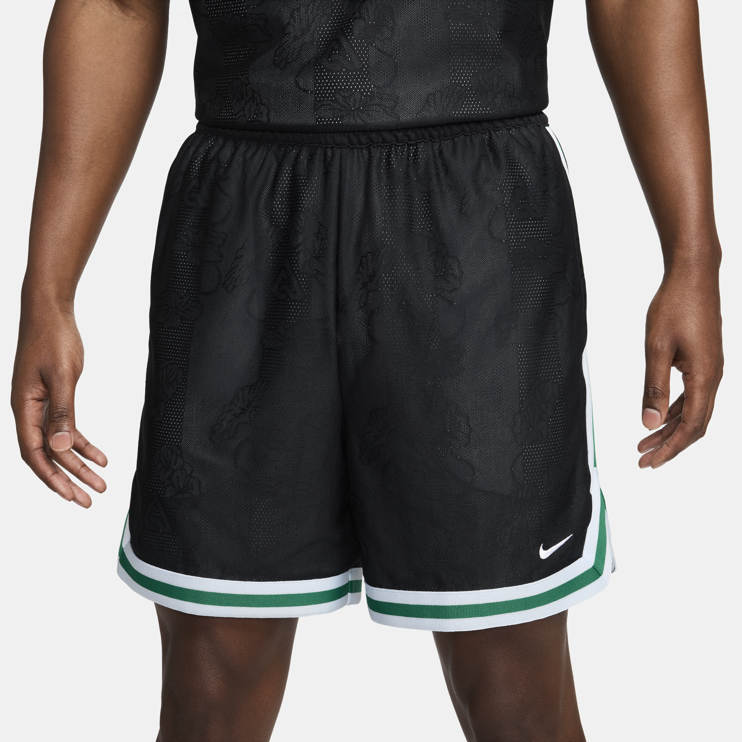 Nike Giannis Dri-FIT DNA basketbalshorts voor heren (15 cm) Zwart
