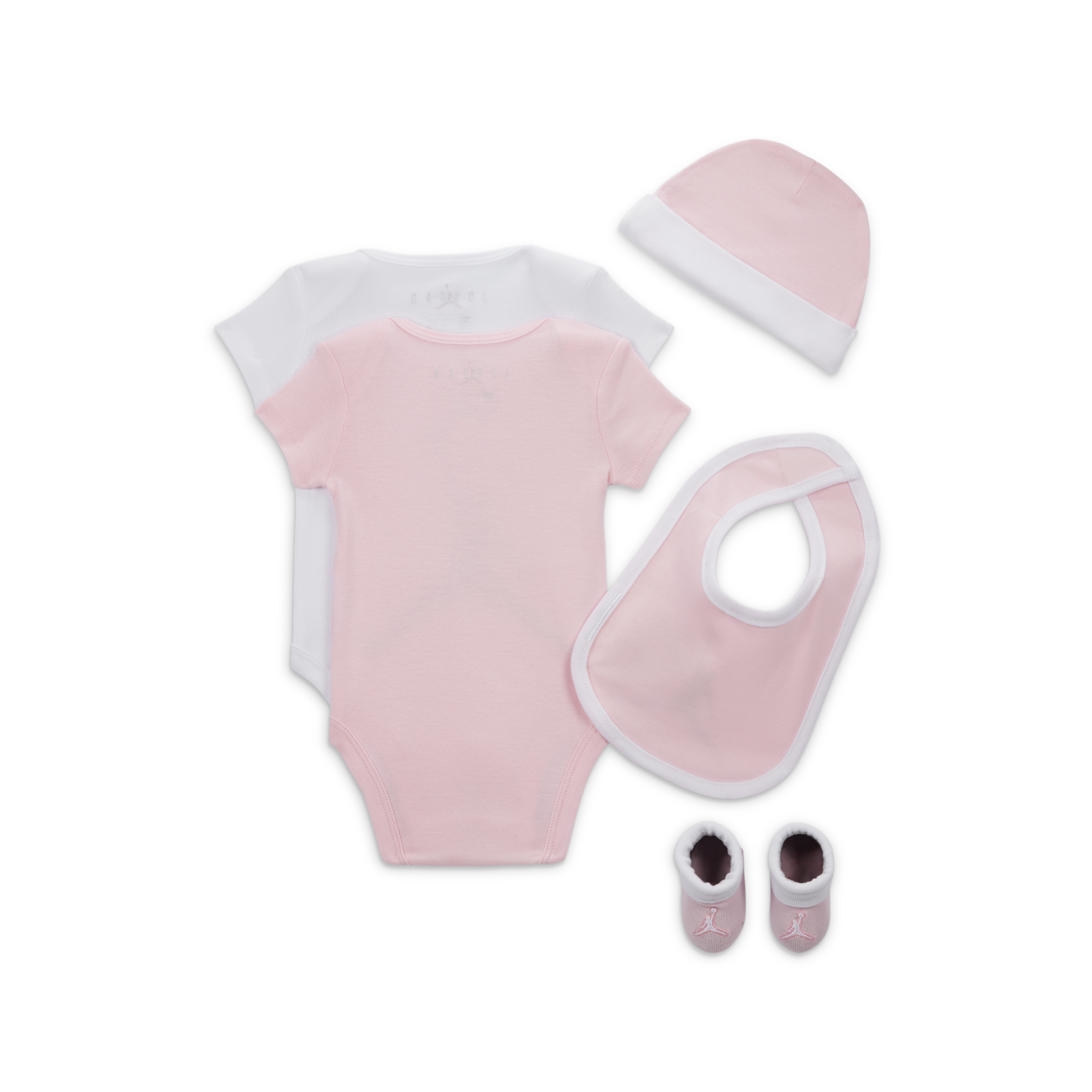 Thumbnail - Jordan 5-Piece Core Gift Set fünfteiliges Bodysuit-Set für Babys - Pink