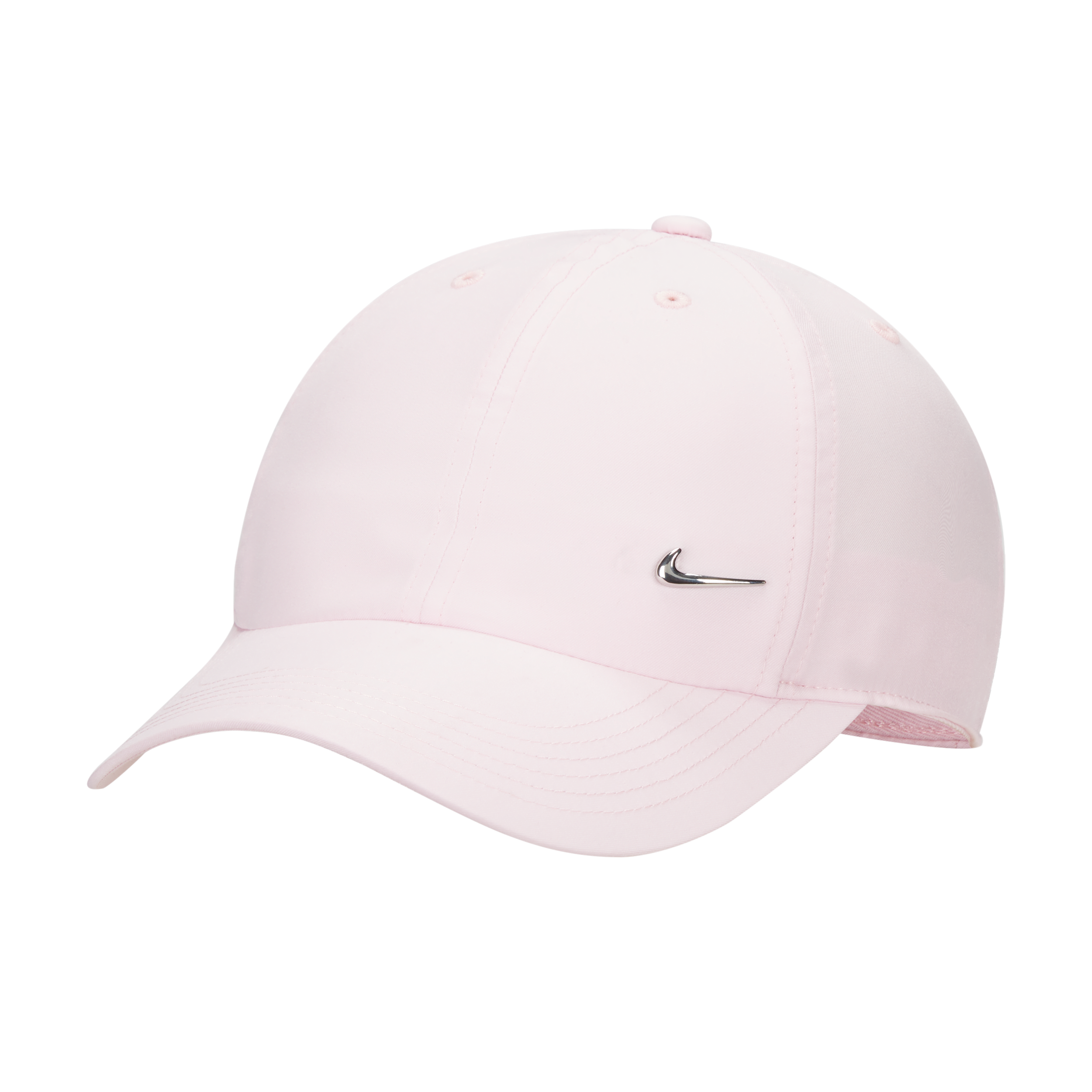 Casquette avec Swoosh métallique sans structure Nike Dri-FIT Club pour enfant - Rose