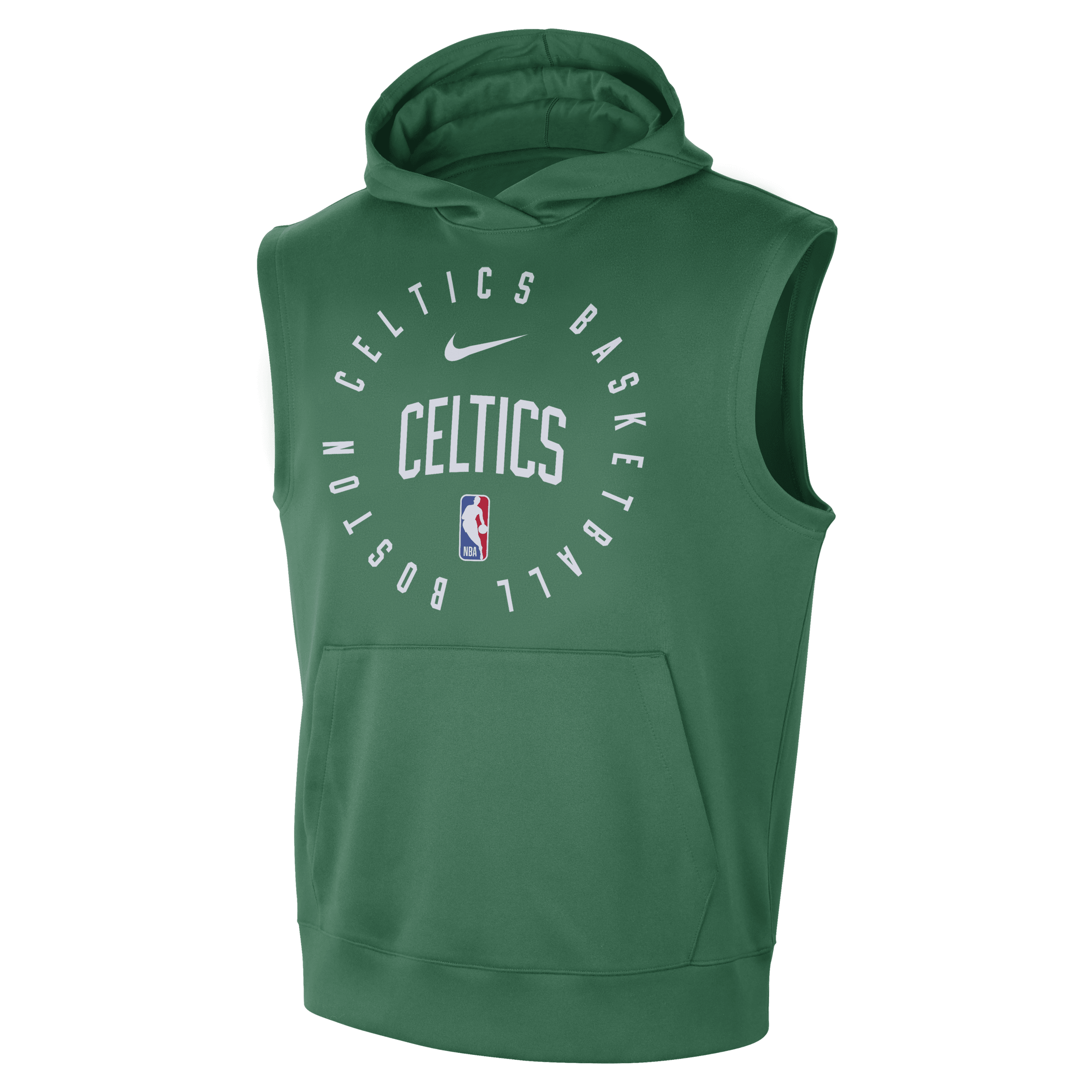 Sweat à capuche sans manches Nike Dri-FIT NBA Boston Celtics Spotlight pour homme - Vert