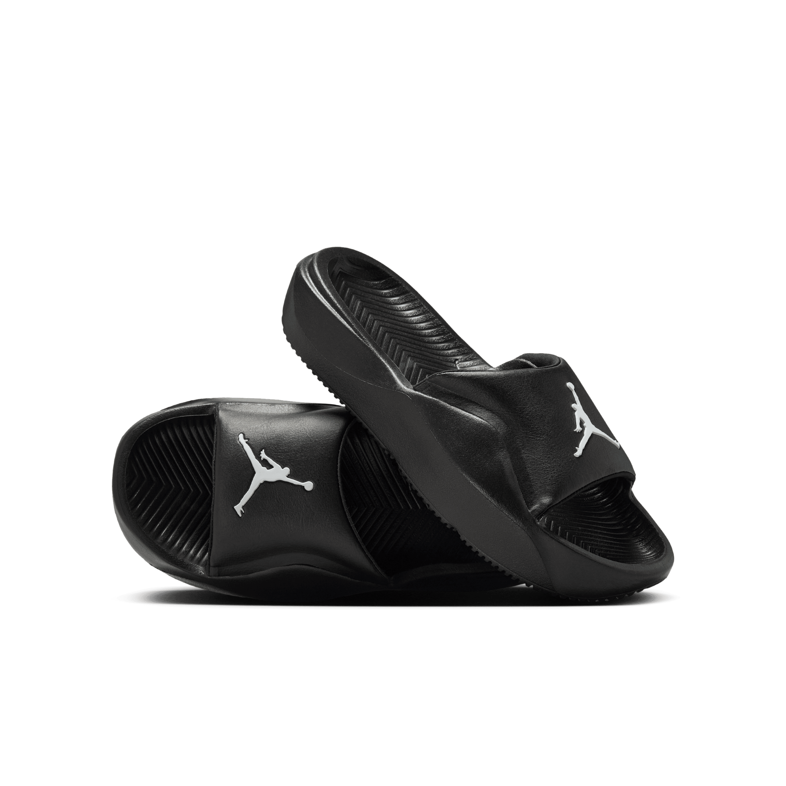 Claquette Jordan Franchise pour ado - Noir