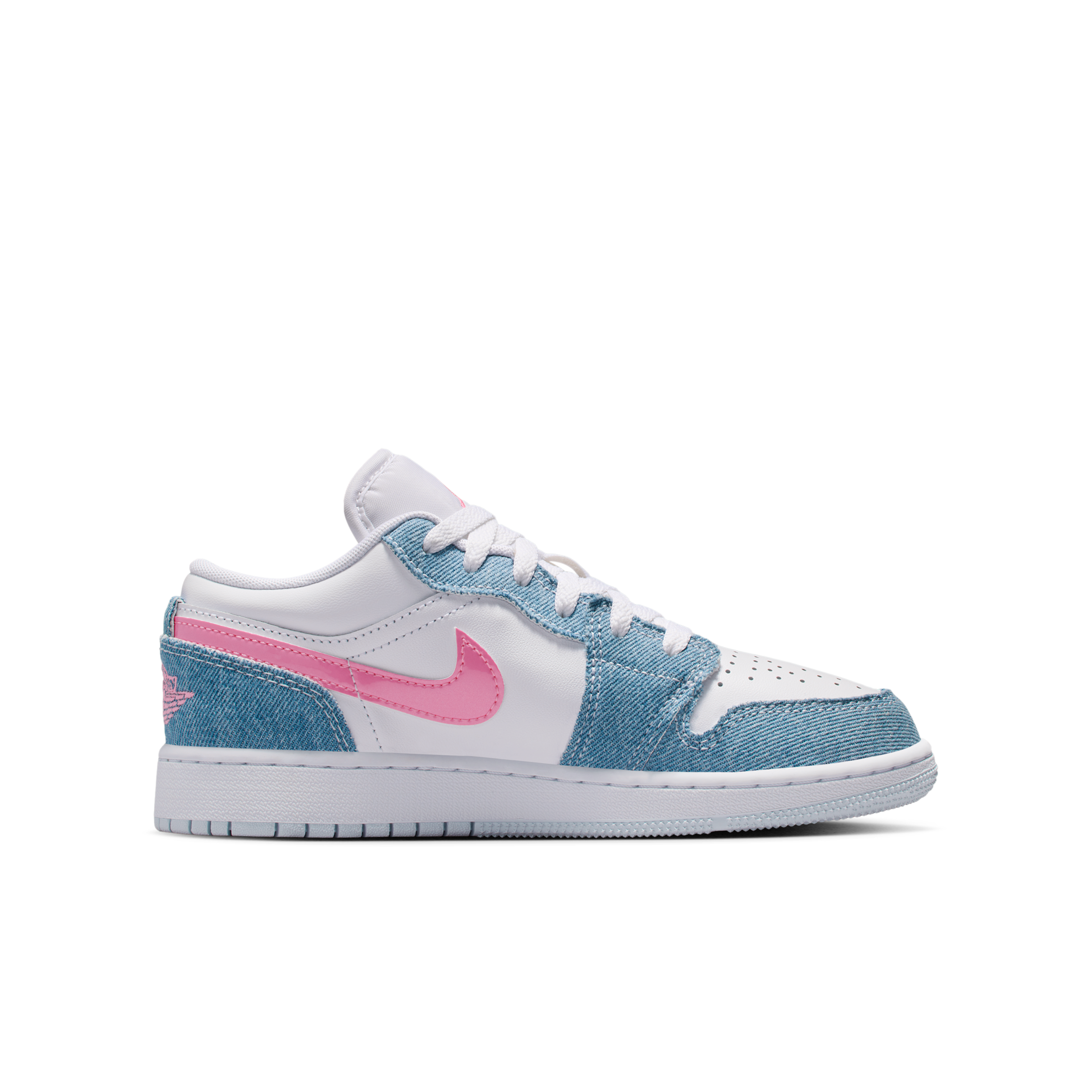 Thumbnail - Air Jordan 1 Low SE Schuh (ältere Kinder) - Blau