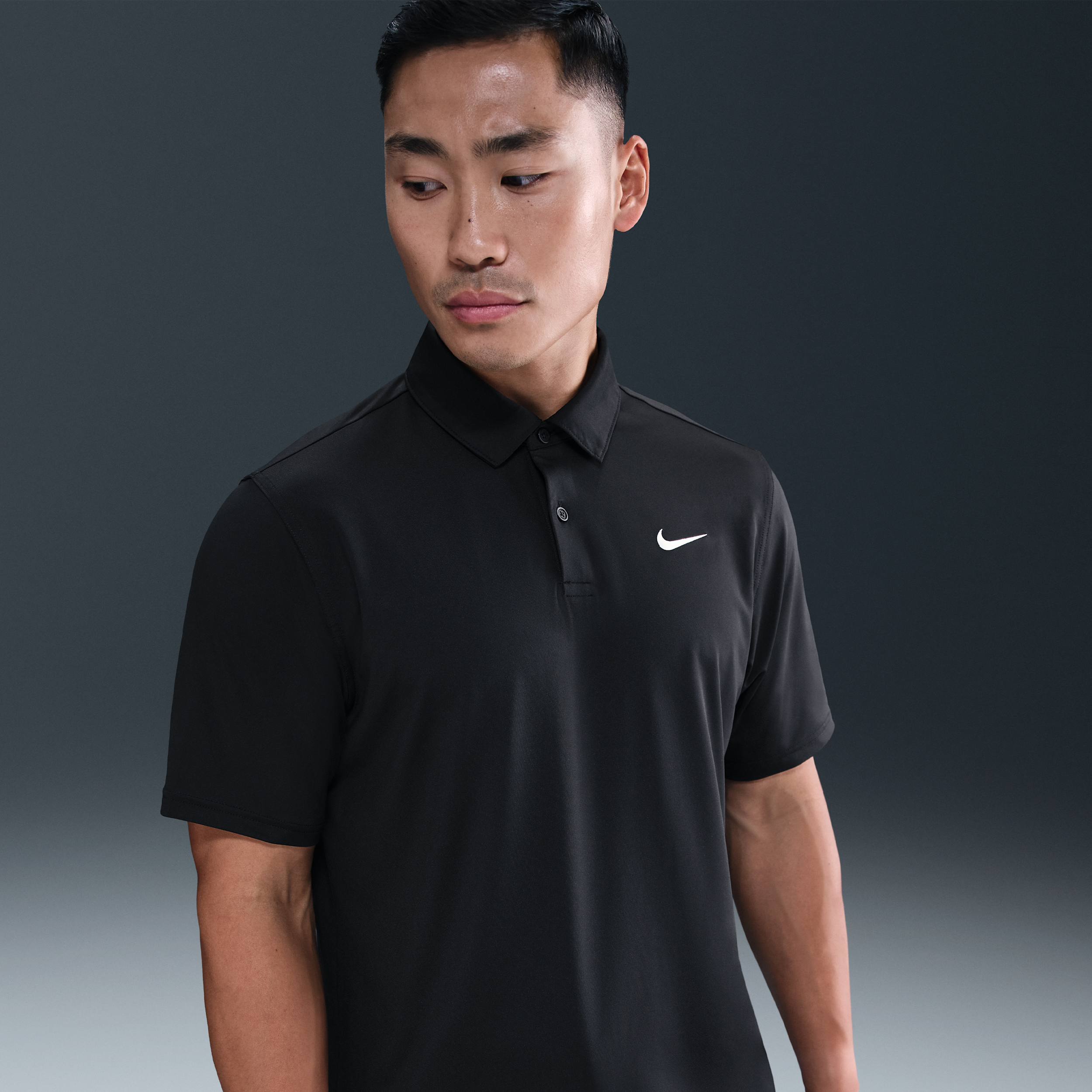 Nike Velocity Mens Dri-FIT Golf Polo - Black - Polyester/Elastane