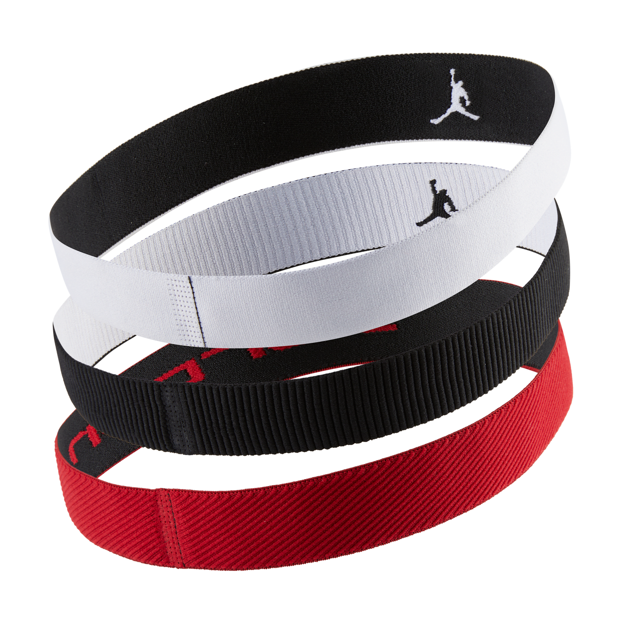 Jordan Sport brede hoofdbanden (3 stuks) Wit