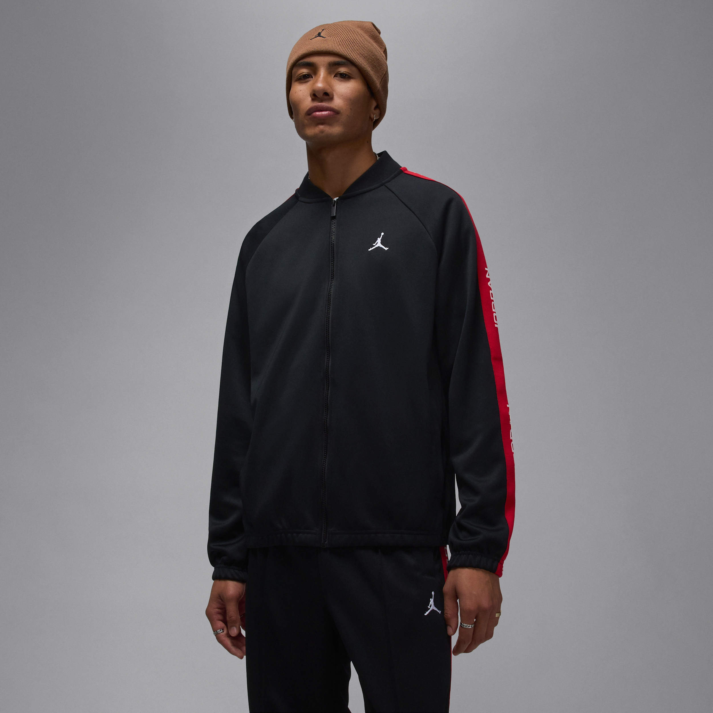 Nike Jordan Essentials Mens Tracksuit Jacket - Black - Polyester