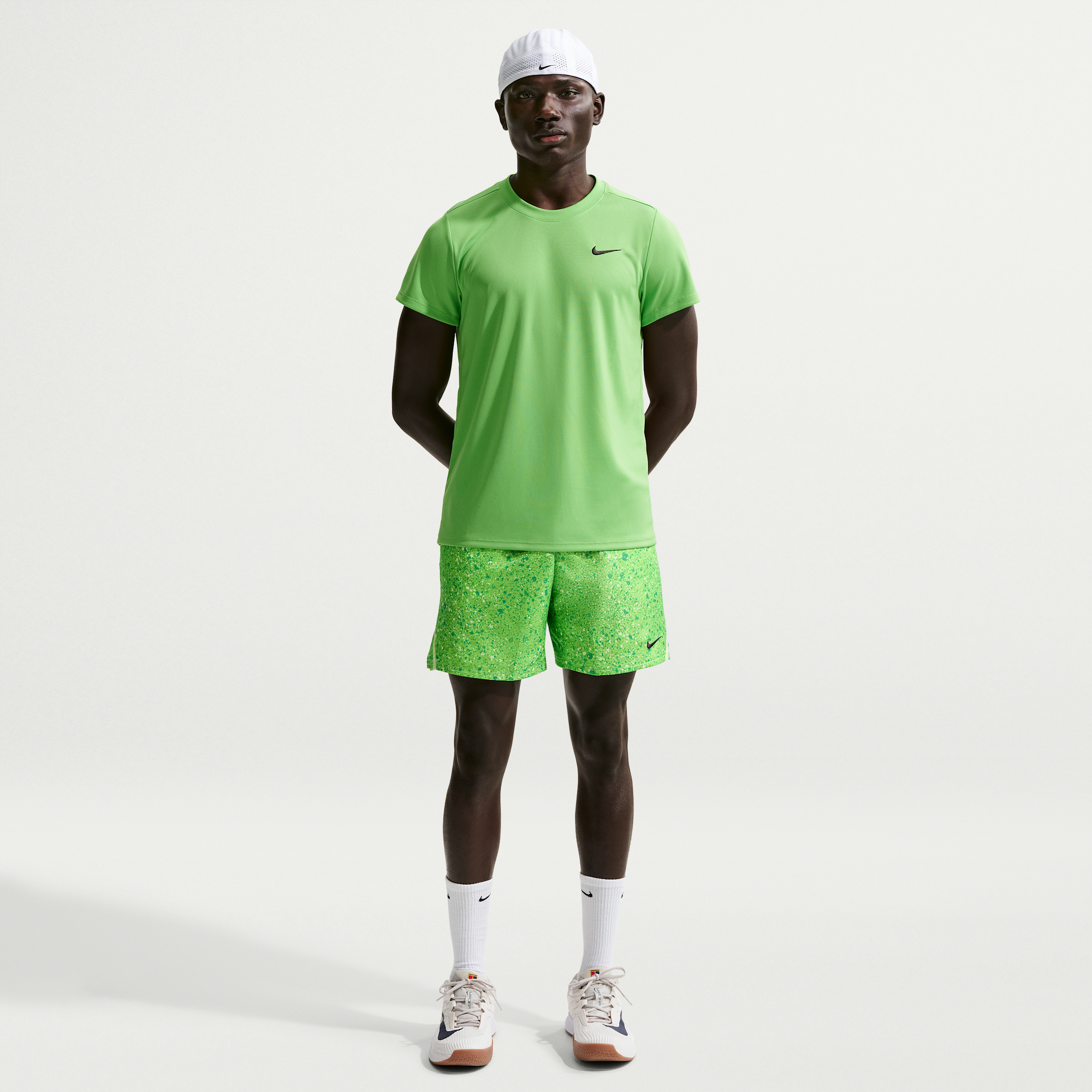Shorts 18 cm Dri-FIT NikeCourt Victory – Uomo - Verde
