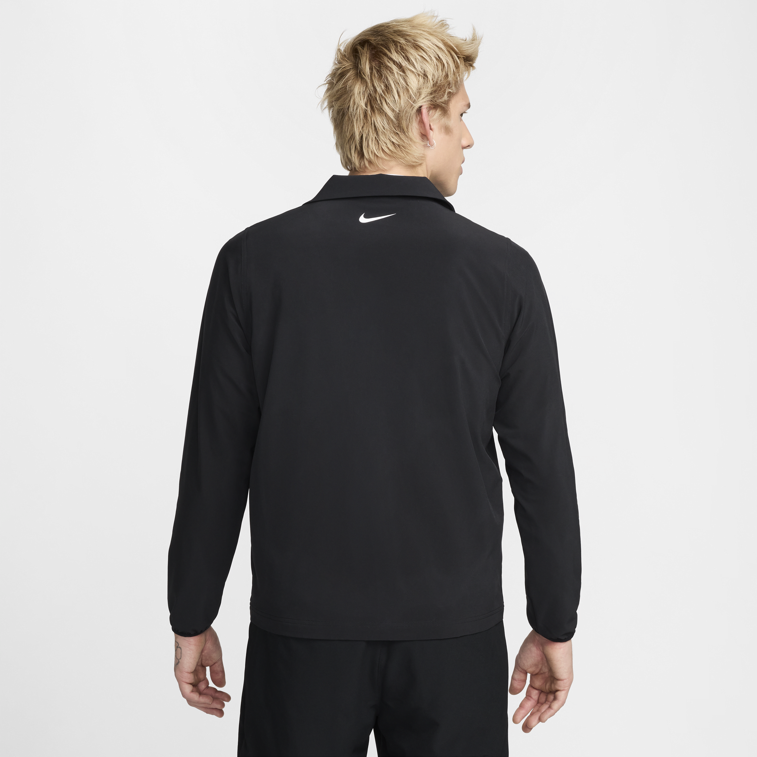 Veste de golf à zip déperlante Nike Tour pour homme - Noir