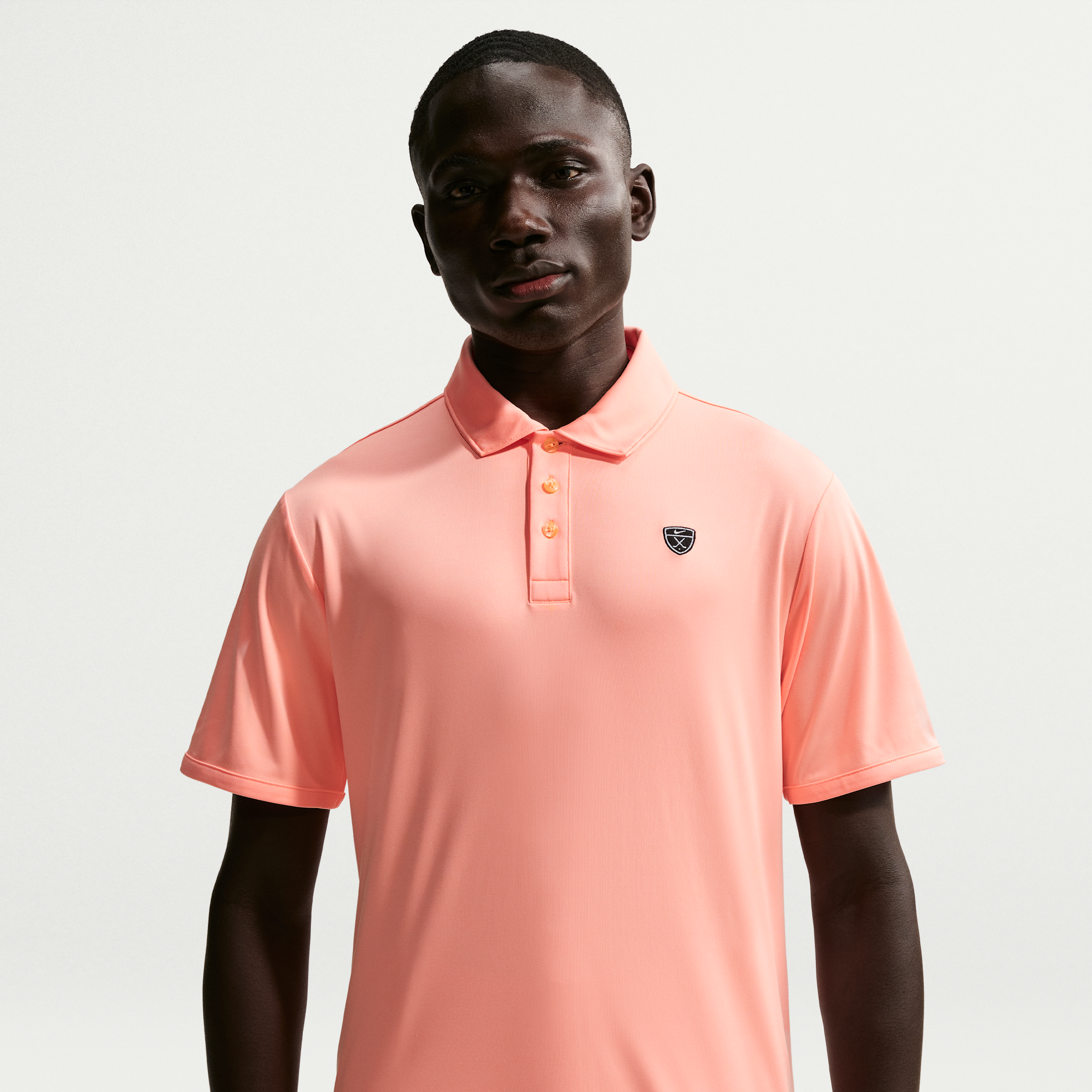Thumbnail - Nike Par Dri-Fit Golf-Poloshirt (Herren) - Orange