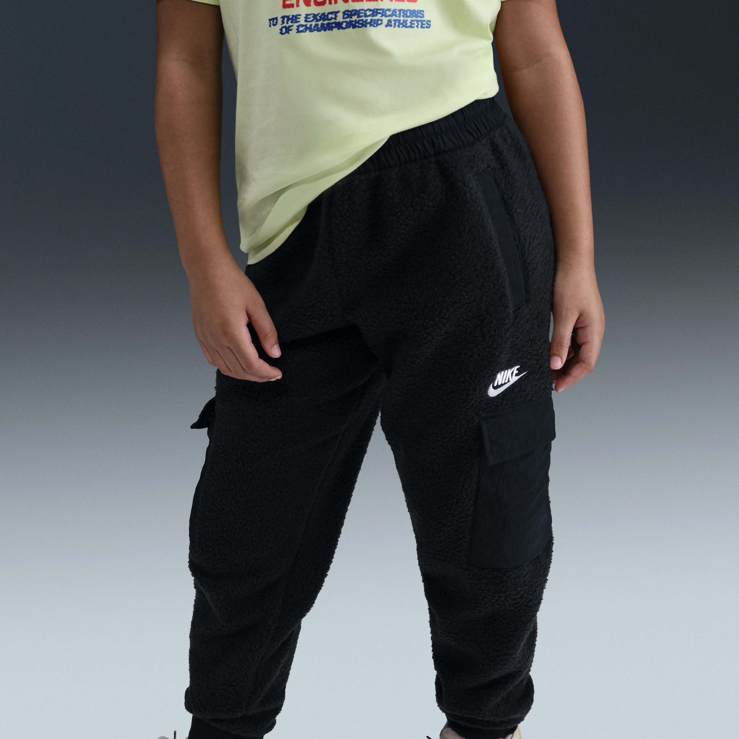 Thumbnail - Nike Sportswear Club Fleece Cargohose für ältere Kinder - Schwarz