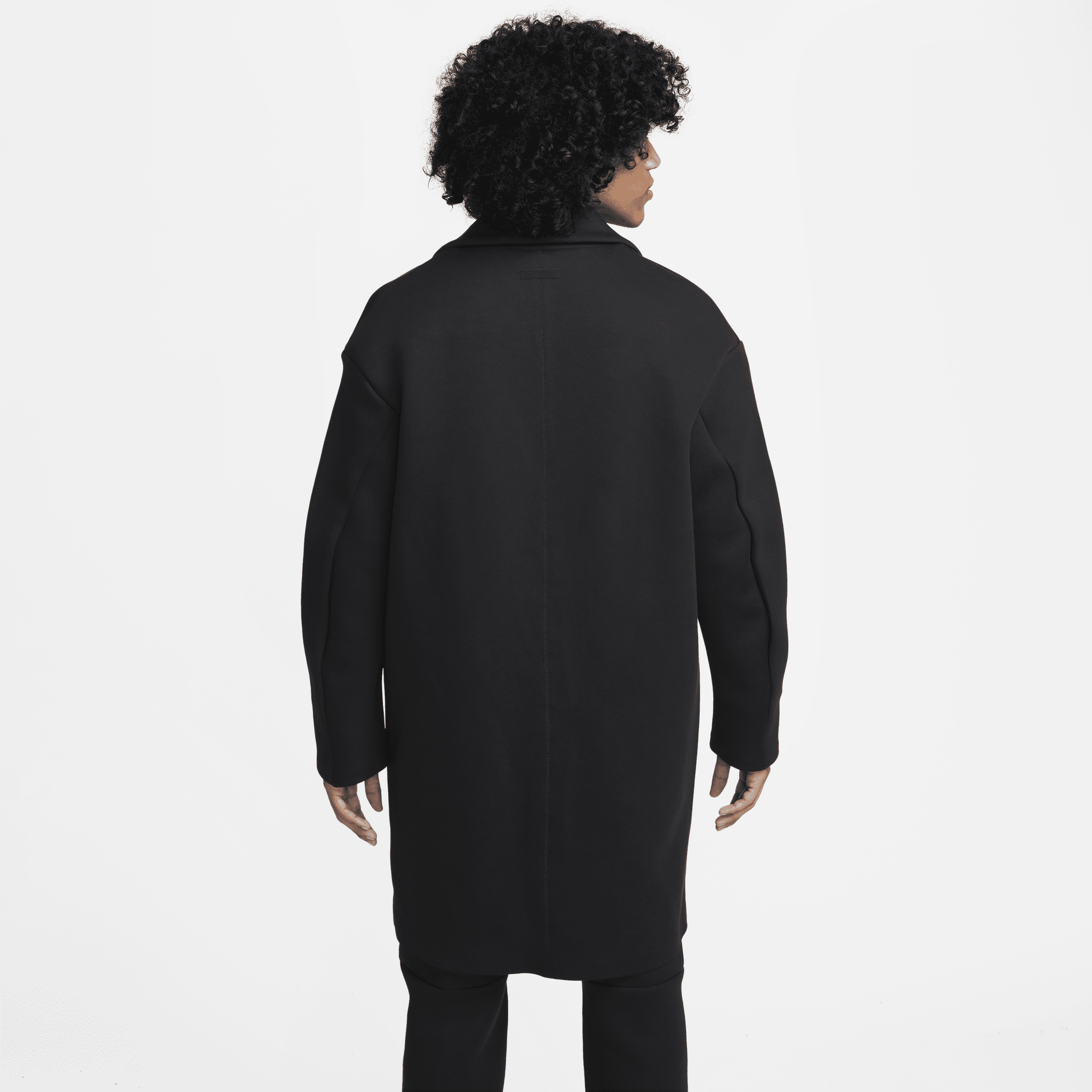 Nike Sportswear Tech Fleece Reimagined trenchcoat met ruimvallende pasvorm voor heren Zwart