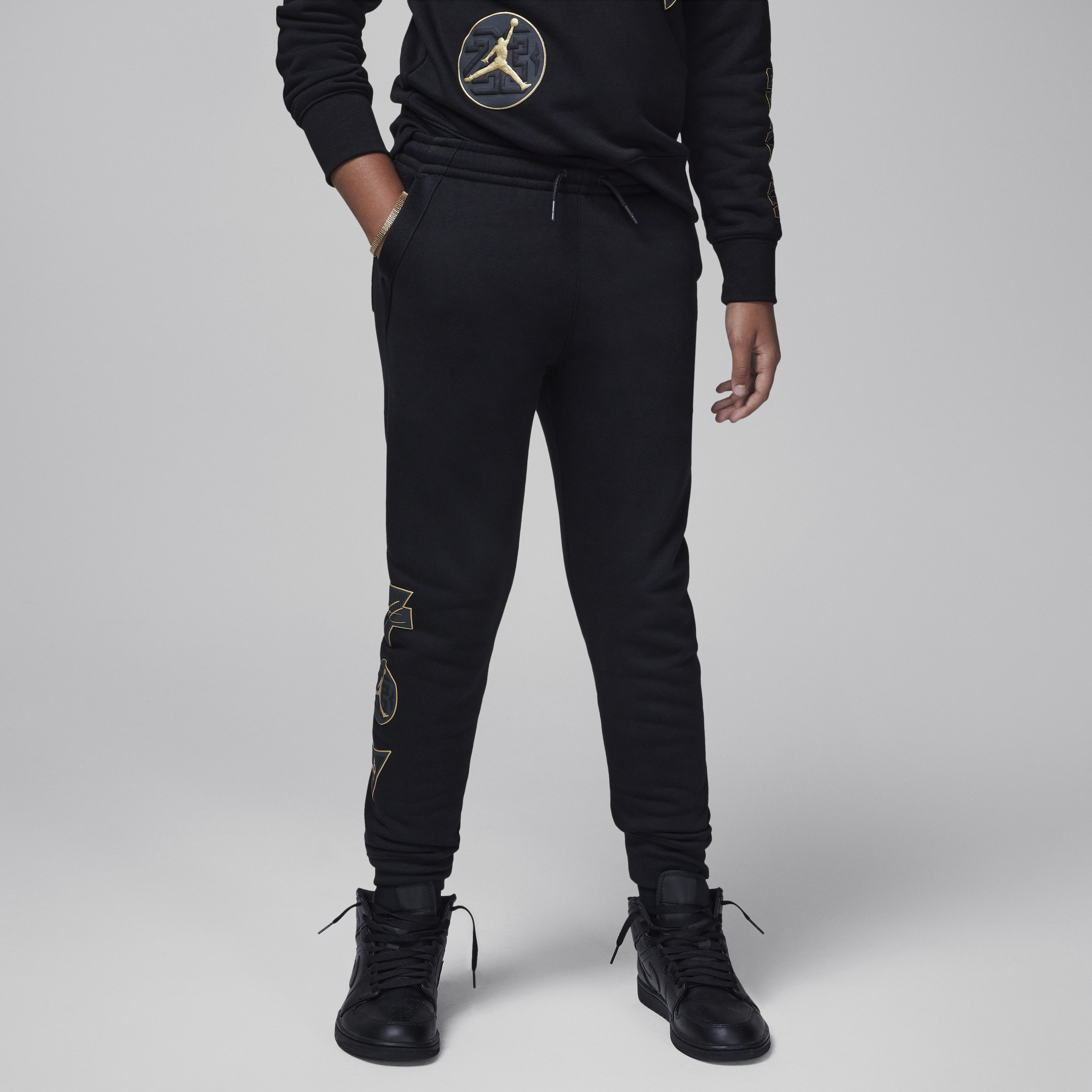 Pantaloni Jordan "See Me Shine" – Ragazzo/a - Nero
