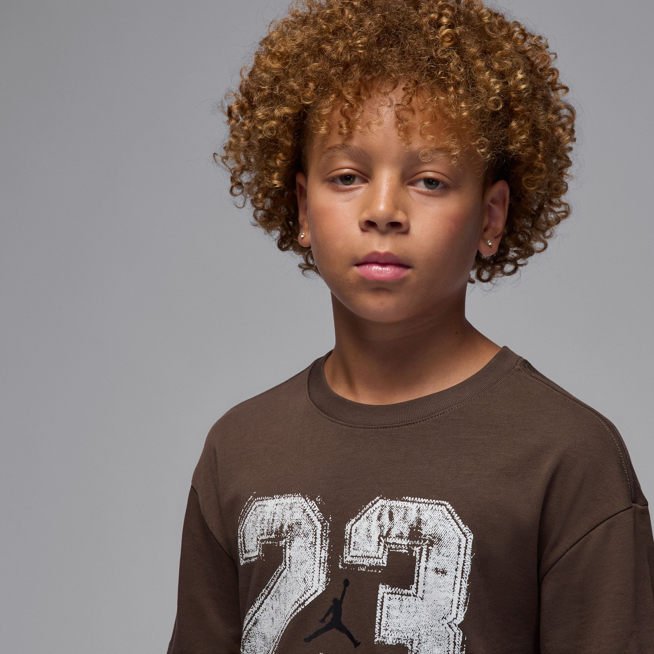 Thumbnail - Jordan T-Shirt im Lagenlook (ältere Kinder) - Braun