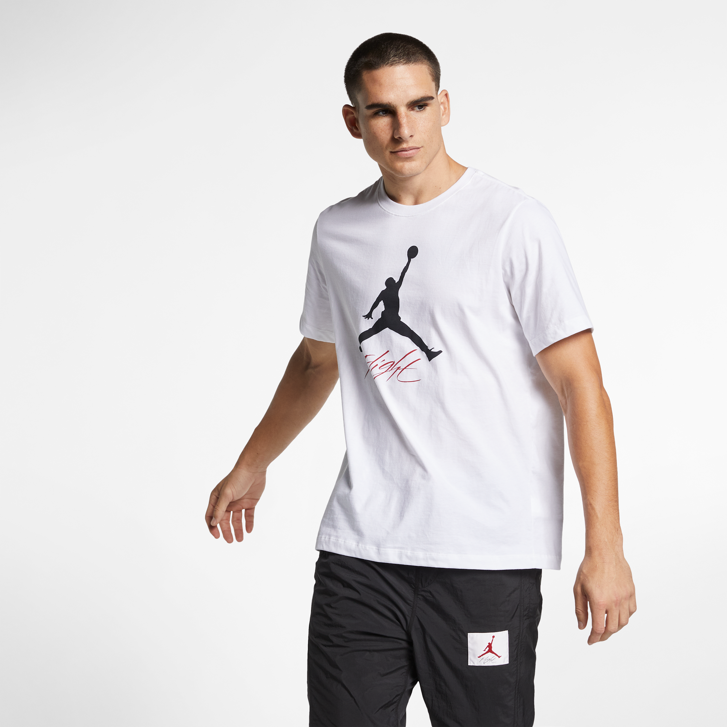 Thumbnail - Jordan Jumpman Flight Herren-T-Shirt - Weiß