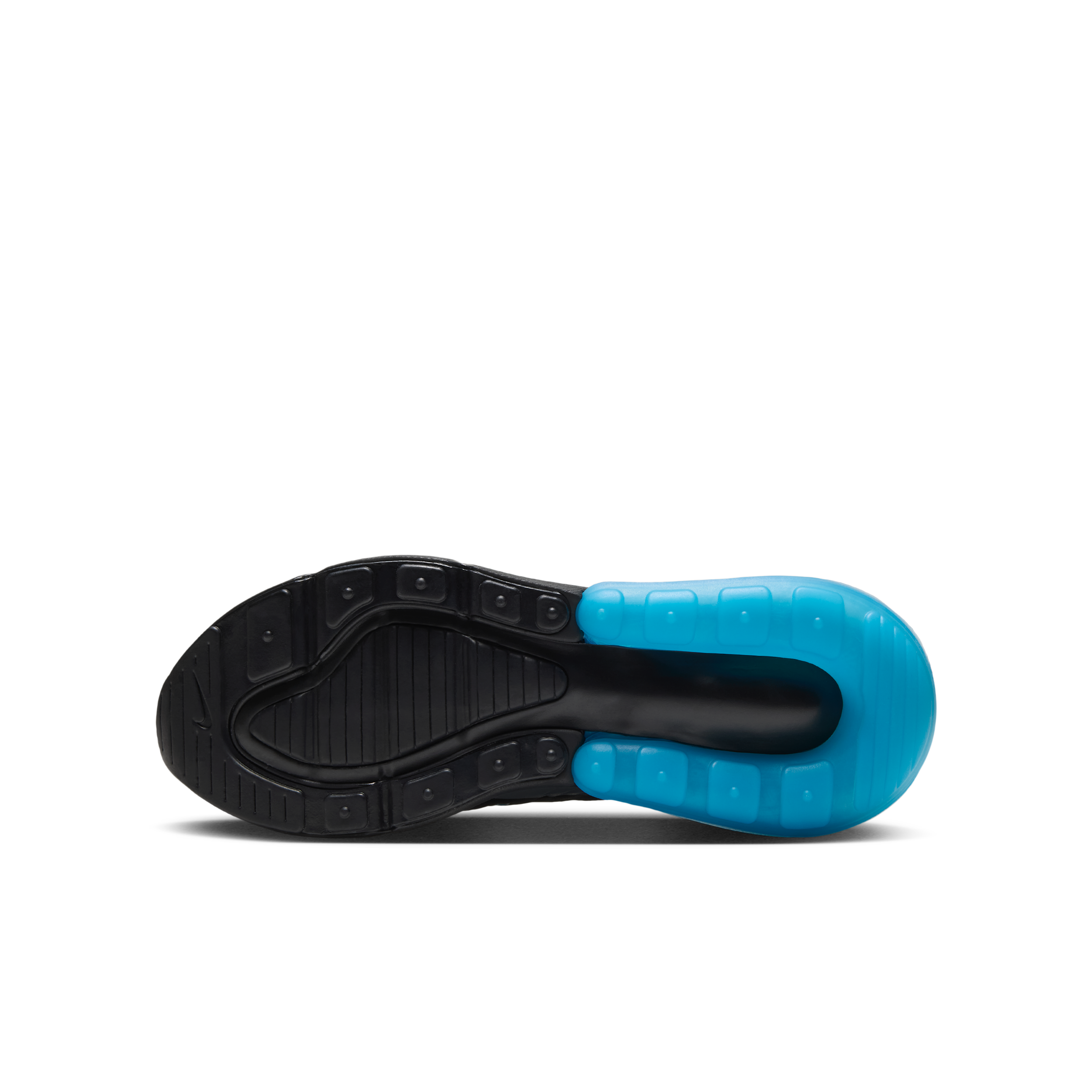 Nike Air Max 270 GS 'Black Smoke Grey Light Current Blue' | Kid's Size 6.5 - 943345-054