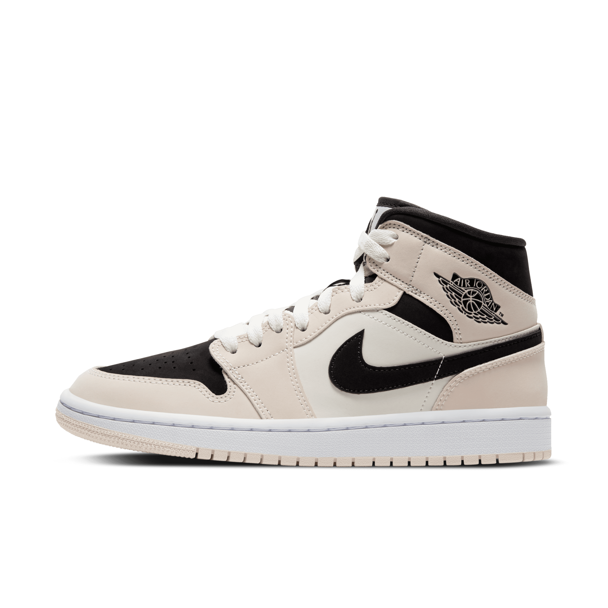 Nike Air Jordan 1 Mid Womens Shoes - White