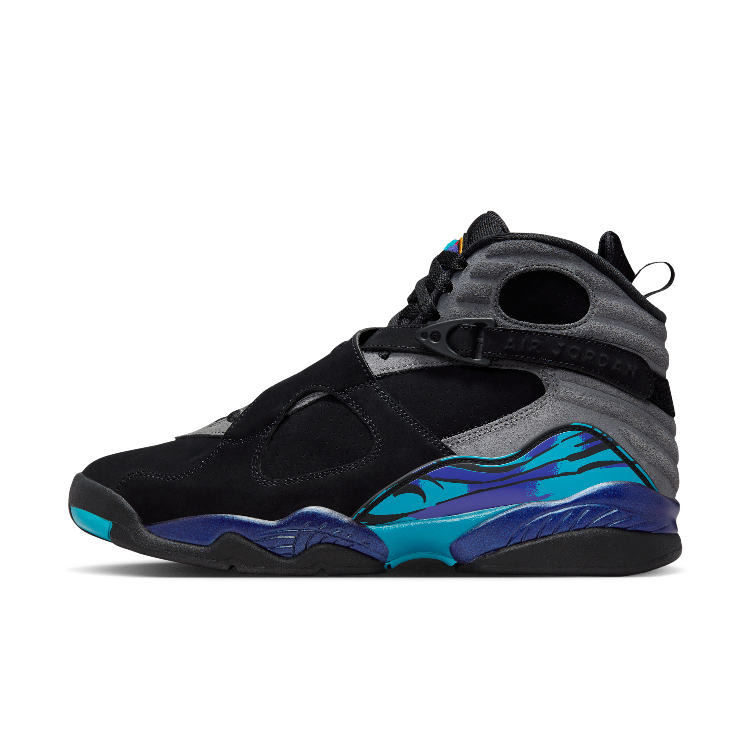 Thumbnail - Air Jordan 8 Retro "Aqua" Schuh (Herren) - Schwarz
