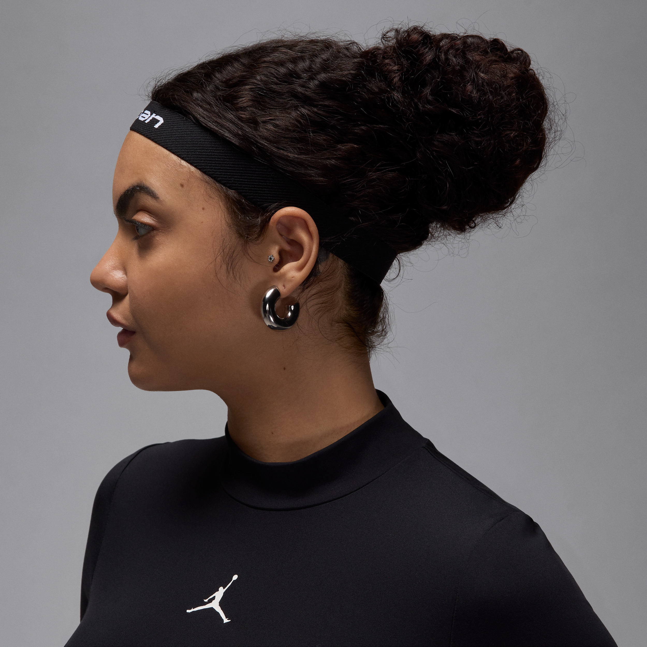 Thumbnail - Jordan Sport breite Stirnbänder (3er-Pack) - Schwarz