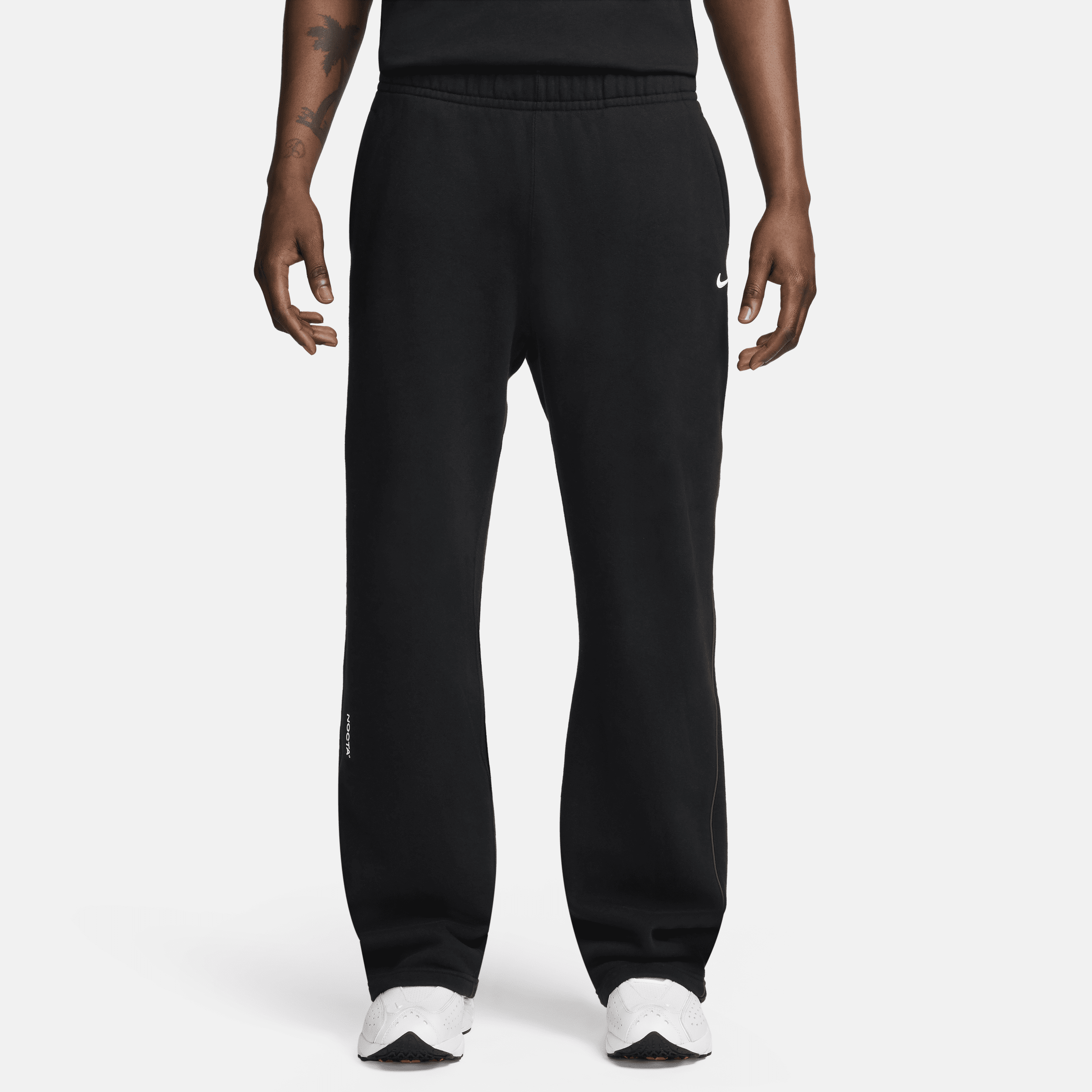 Nike NOCTA Fleece CS joggingbroek met open zoom Zwart