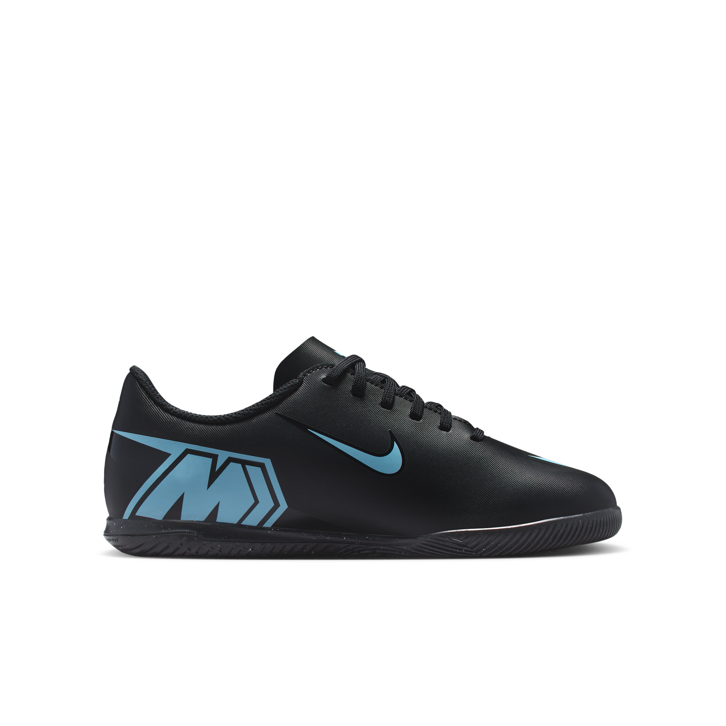 Thumbnail - Nike Jr. Mercurial Vapor 16 Club IC Low-Top-Fußballschuh (jüngere/ältere Kinder) - Schwarz