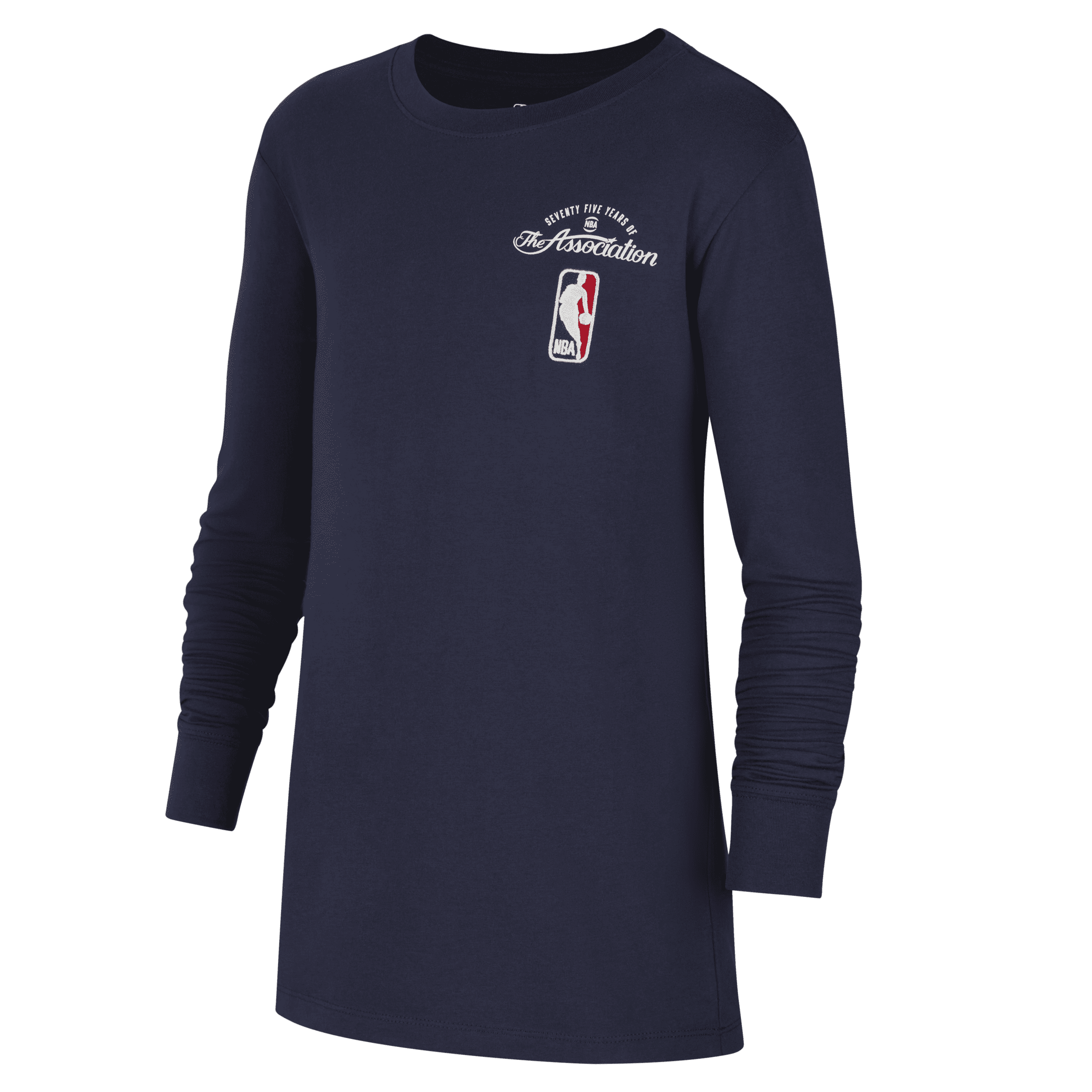 T-shirt à manches longues Nike NBA Team 31 Courtside pour ado - Bleu