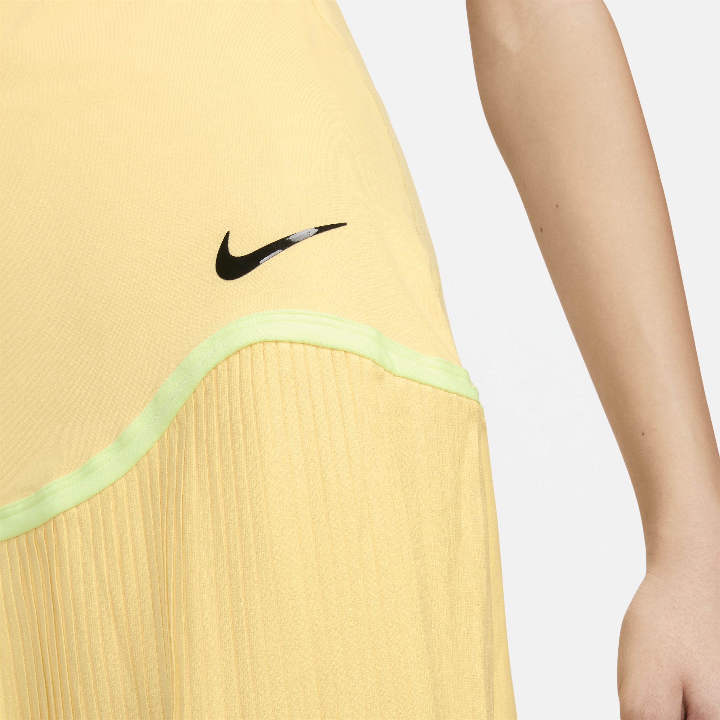 Nike Advantage Dri-FIT tennisrok Geel