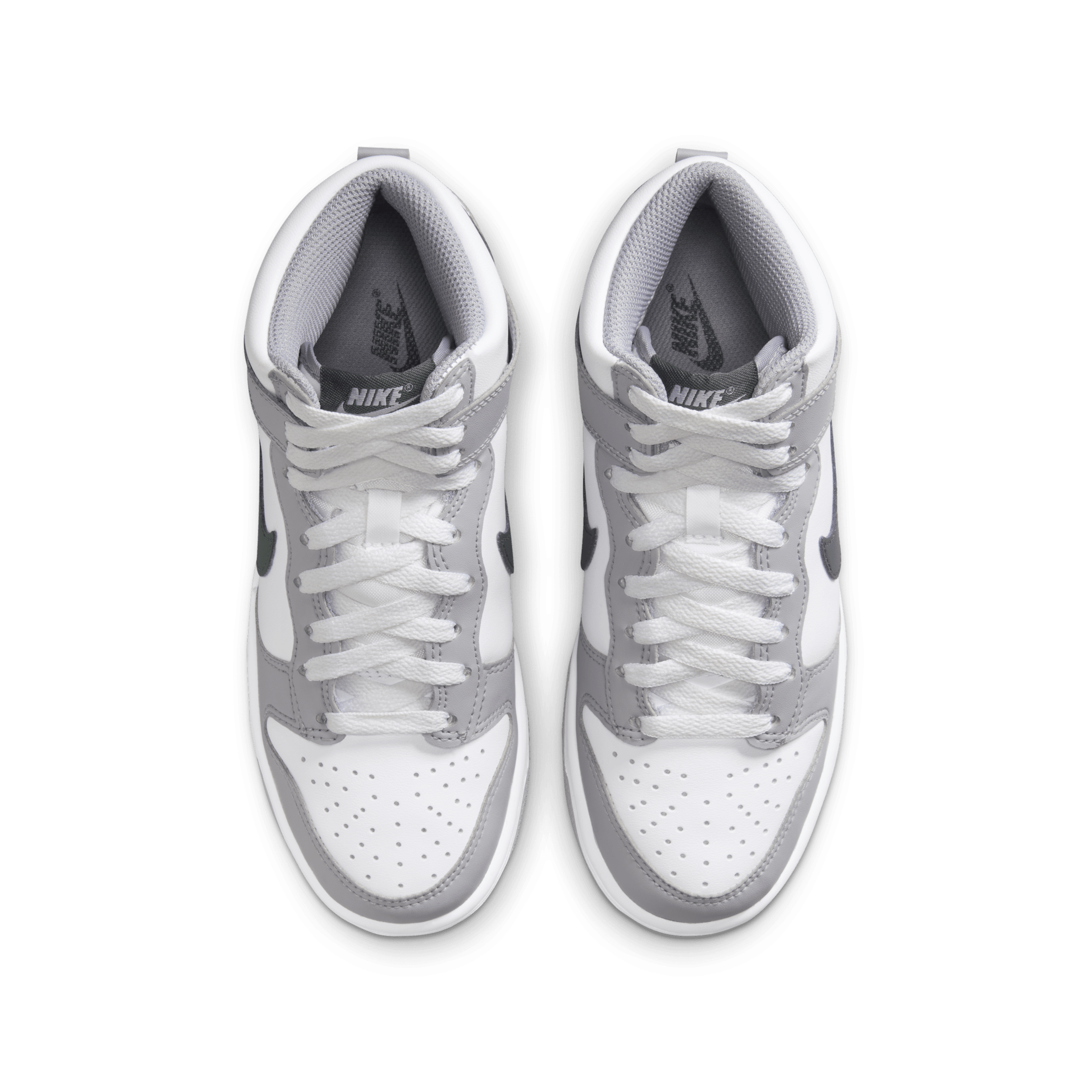 Chaussure Nike Dunk High pour ado - Blanc