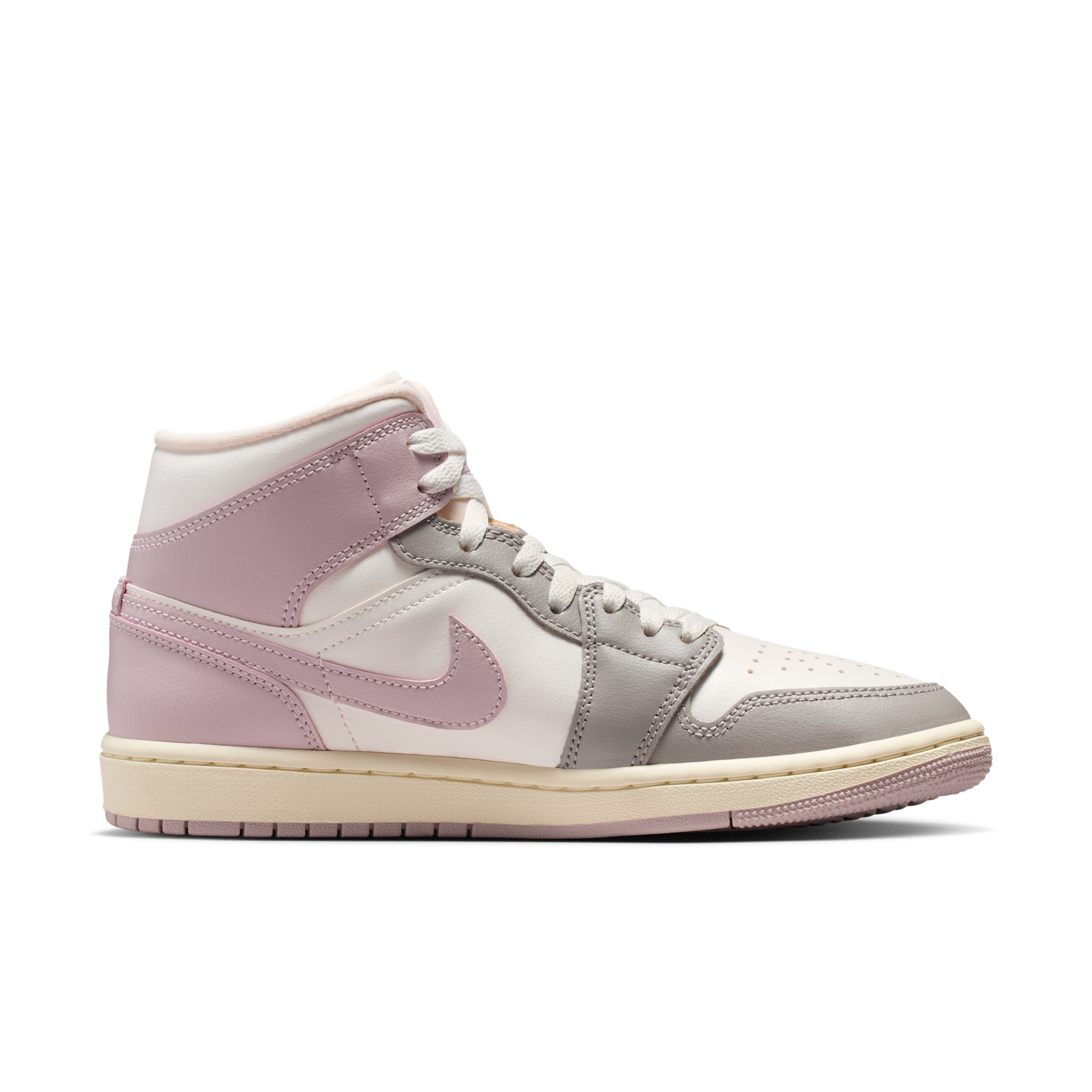 Air Jordan 1 Mid-sko til kvinder - hvid - BQ6472-122