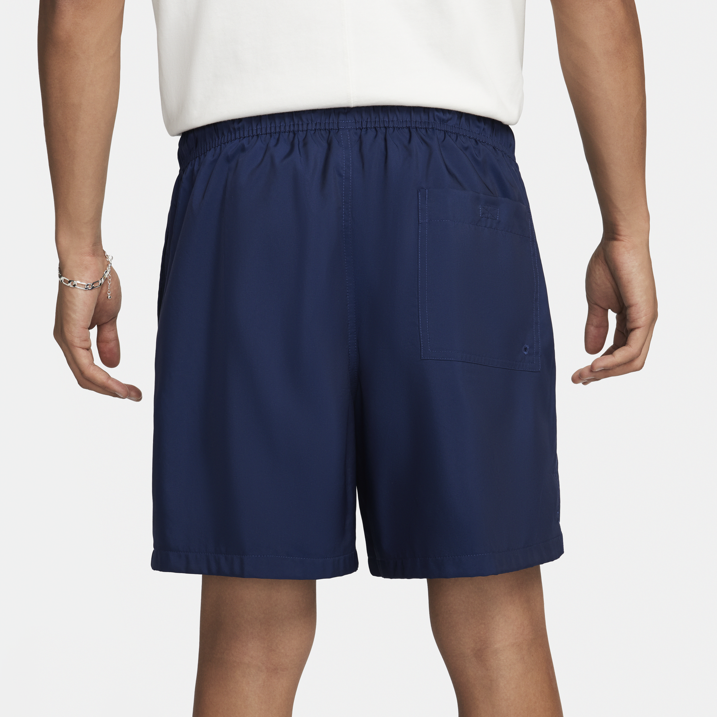 Nike Club Geweven flowshorts voor heren Blauw