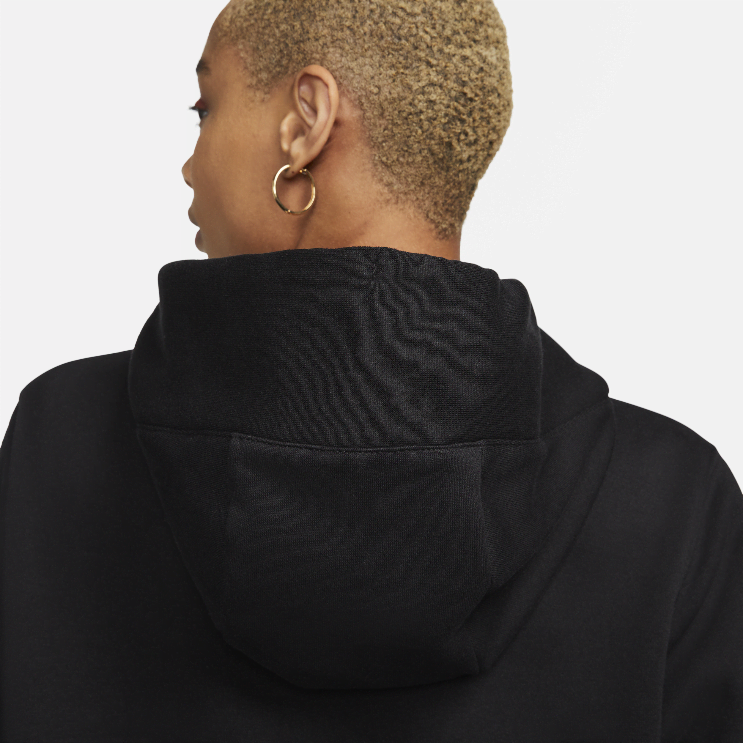 Nike Sportswear Phoenix Fleece hoodie voor dames Zwart
