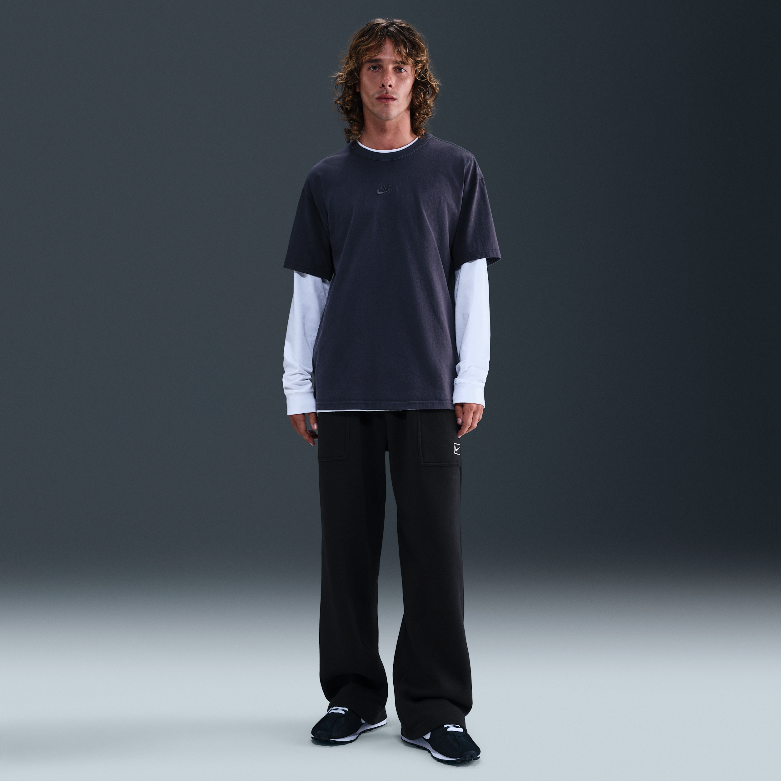 Thumbnail - Nike Fleece-Hose (Herren) - Schwarz