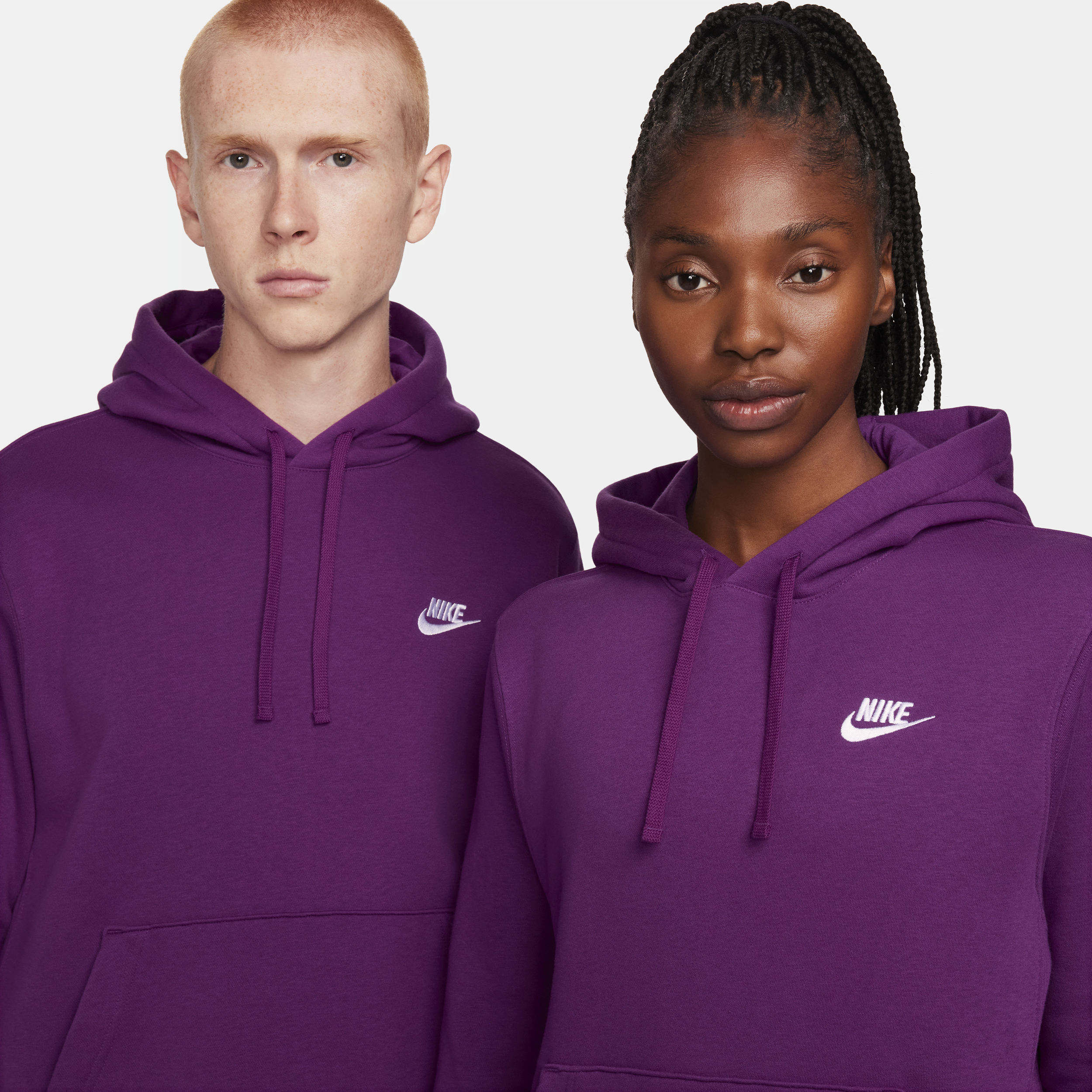 Nike Sportswear Club Fleece Hoodie Paars