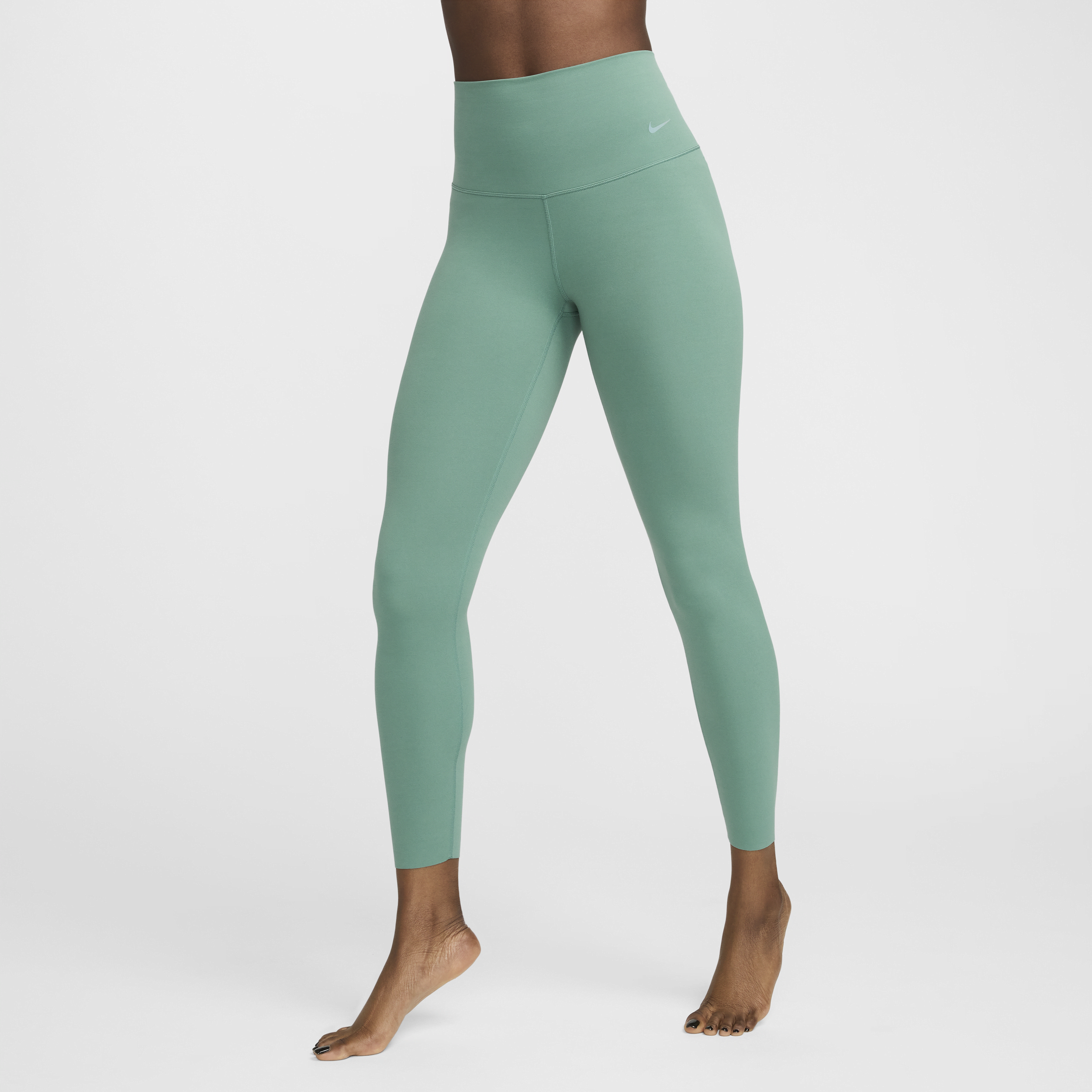 Legging 7/8 à taille haute et maintien léger Nike Zenvy pour femme - Vert