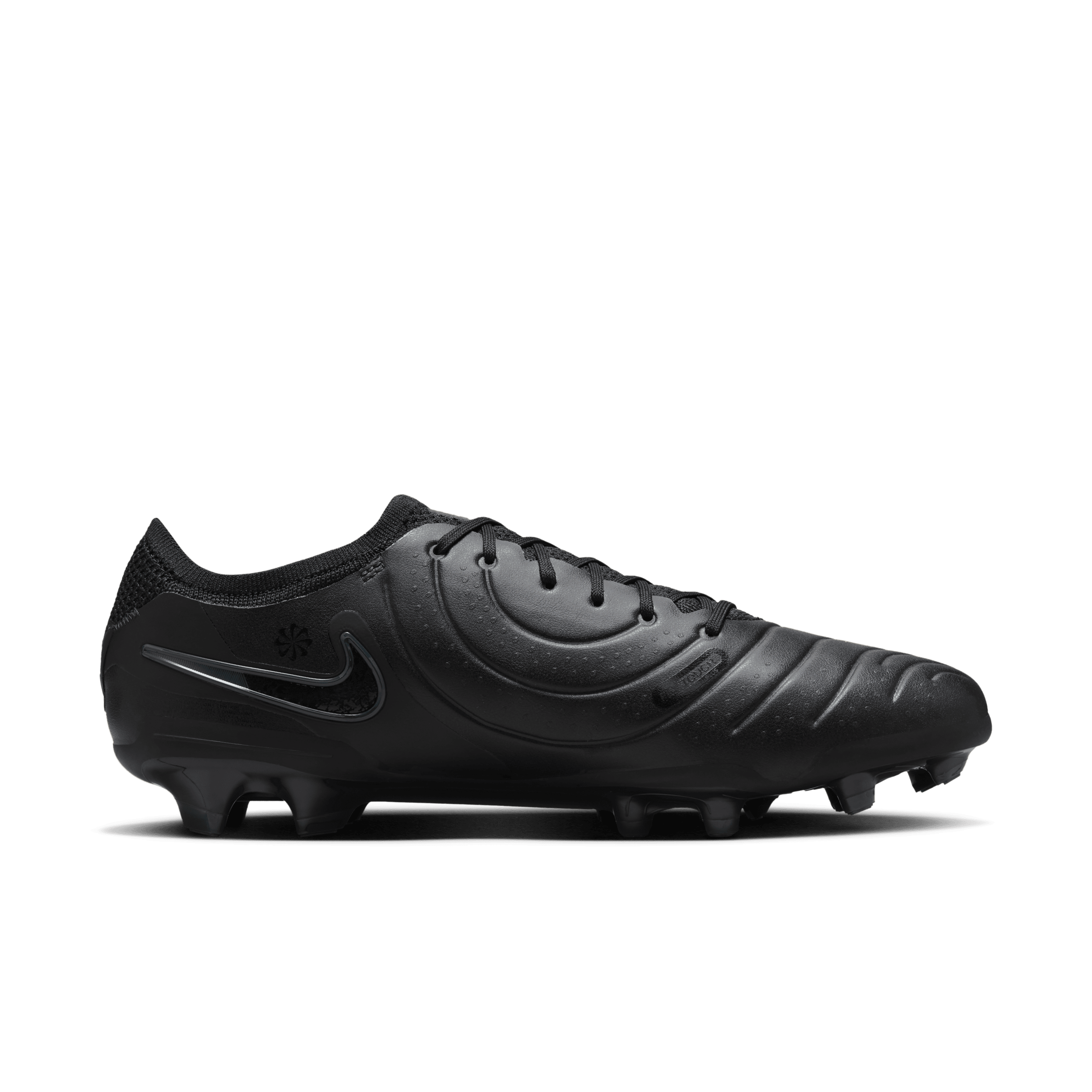 Chaussure de foot basse à crampons pour terrain sec Nike Tiempo Legend 10 Elite - Noir