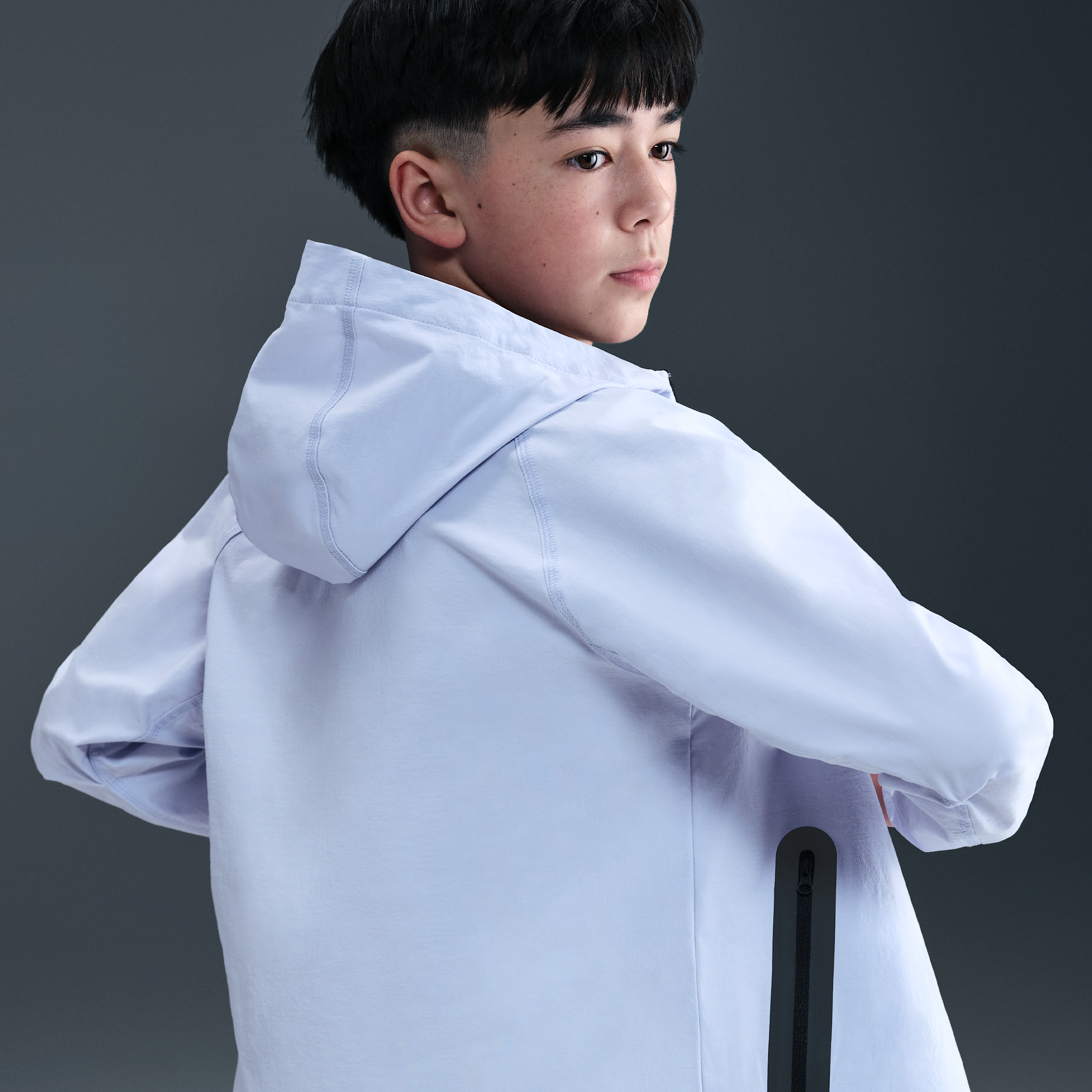 Thumbnail - Nike Tech Webjacke (ältere Kinder, Jungen) - Grau