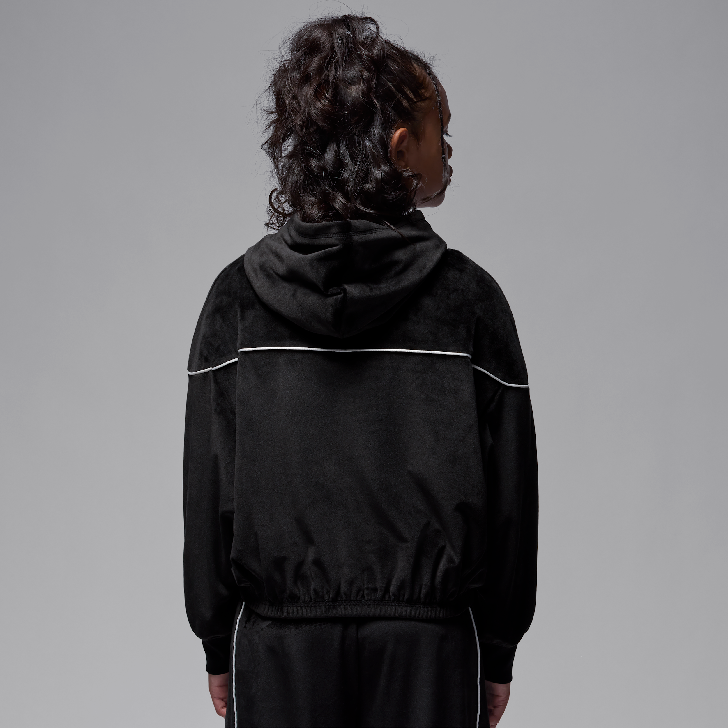 Thumbnail - Jordan Mountainside Velours-Hoodie (ältere Kinder) - Schwarz