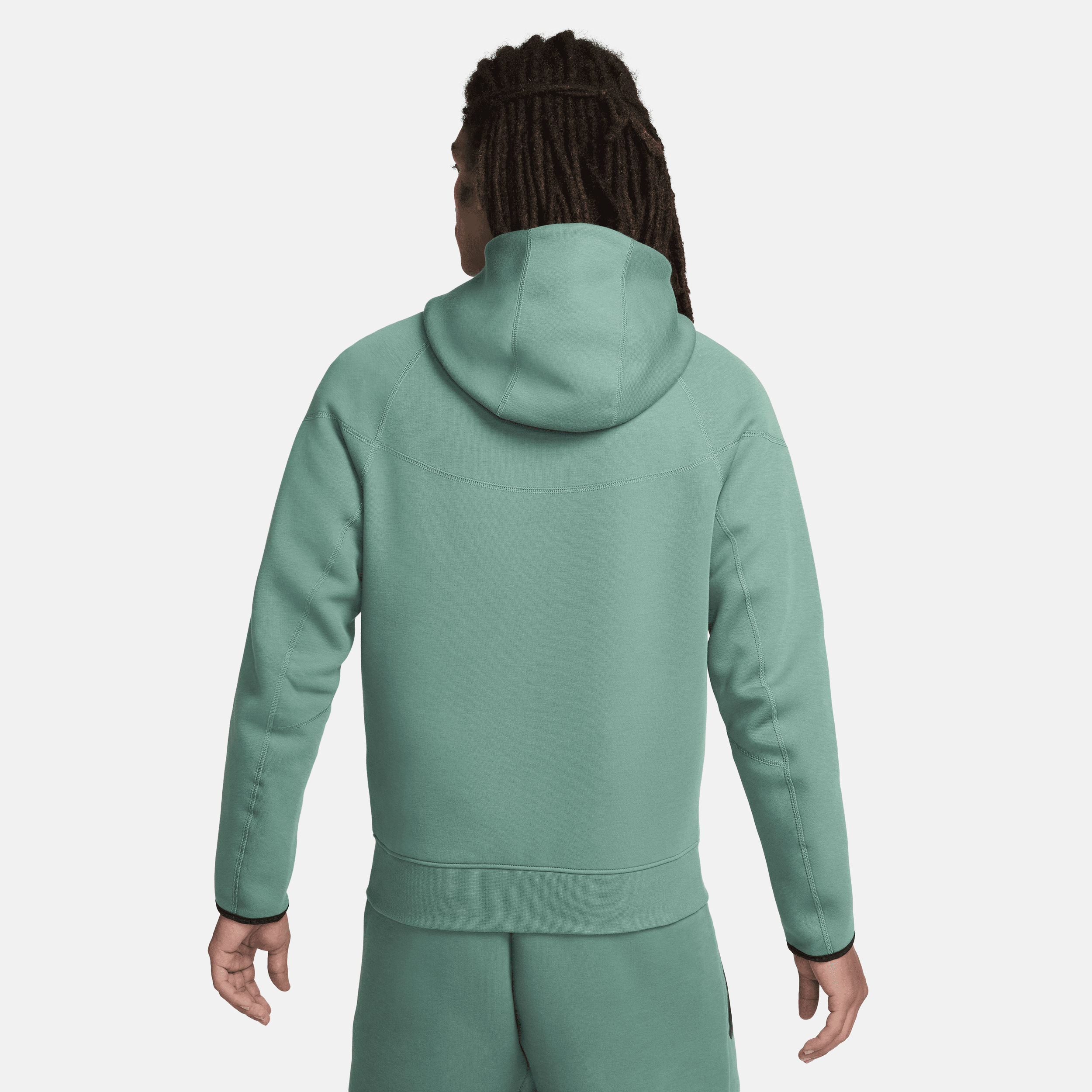 Nike Sportswear Tech Fleece Windrunner Hoodie met rits voor heren Groen