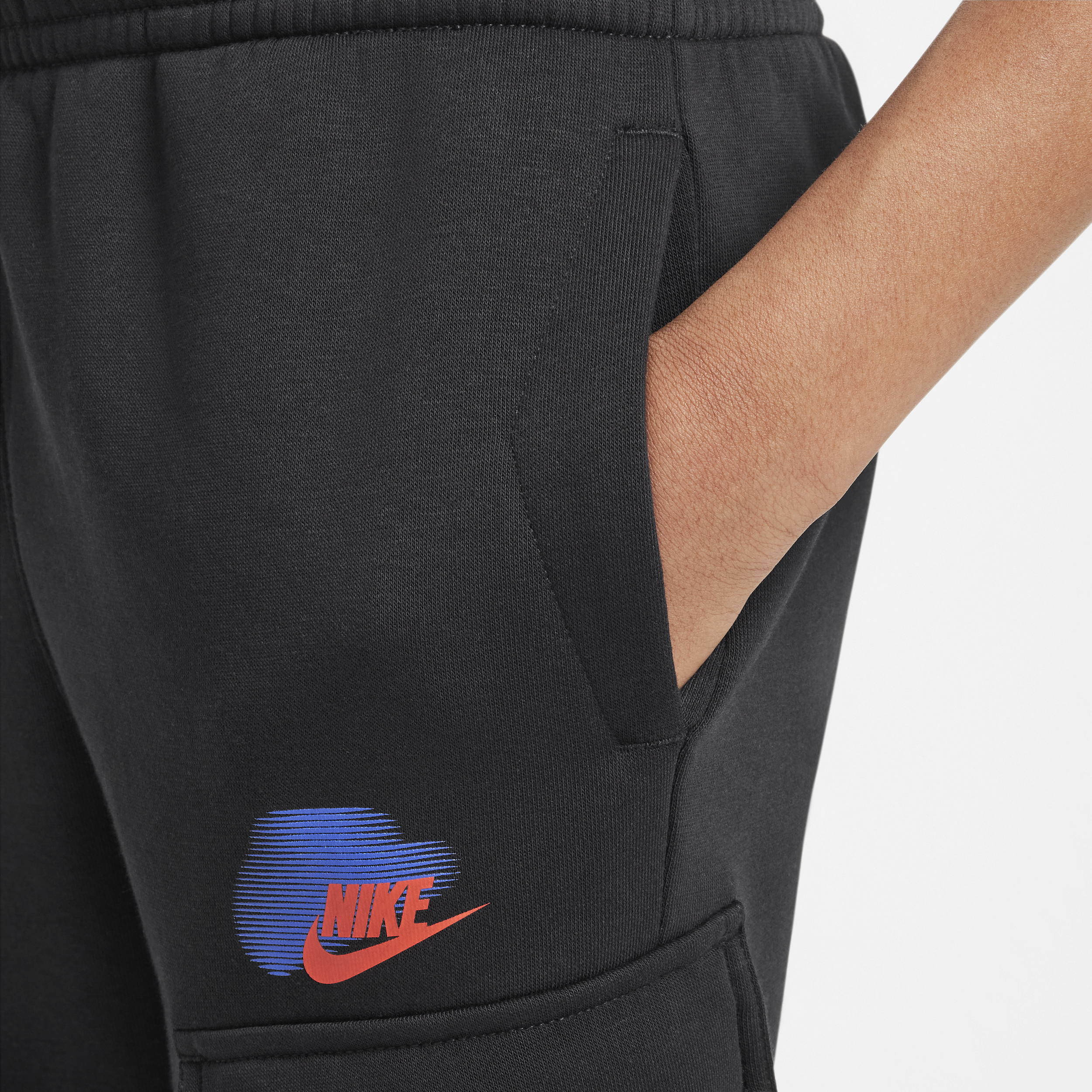 Pantalon cargo Nike Sportswear Standard Issue pour ado (garçon) - Noir