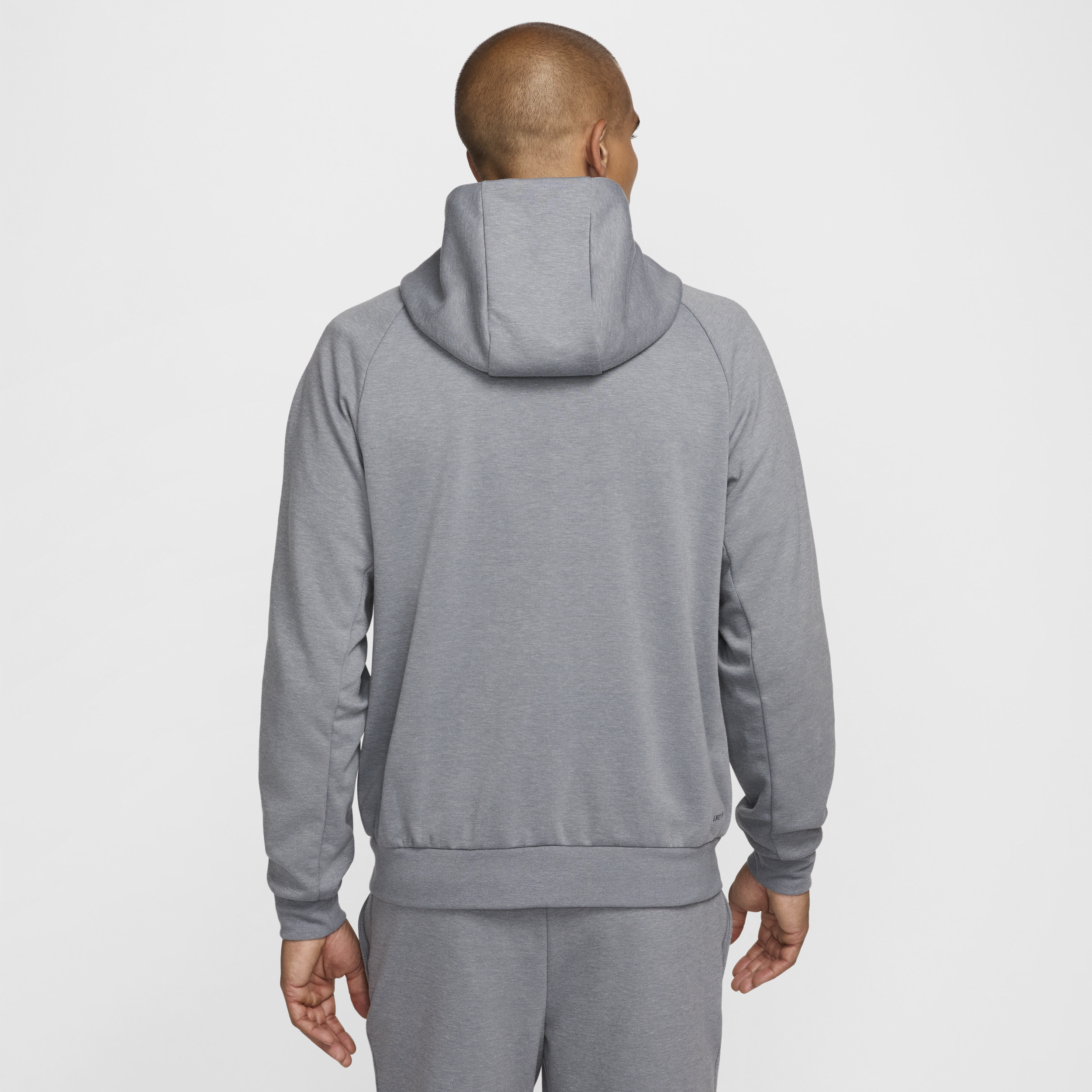 Sweat à capuche et zip haute performance Dri-FIT UV Nike Primary Fleece pour homme - Gris