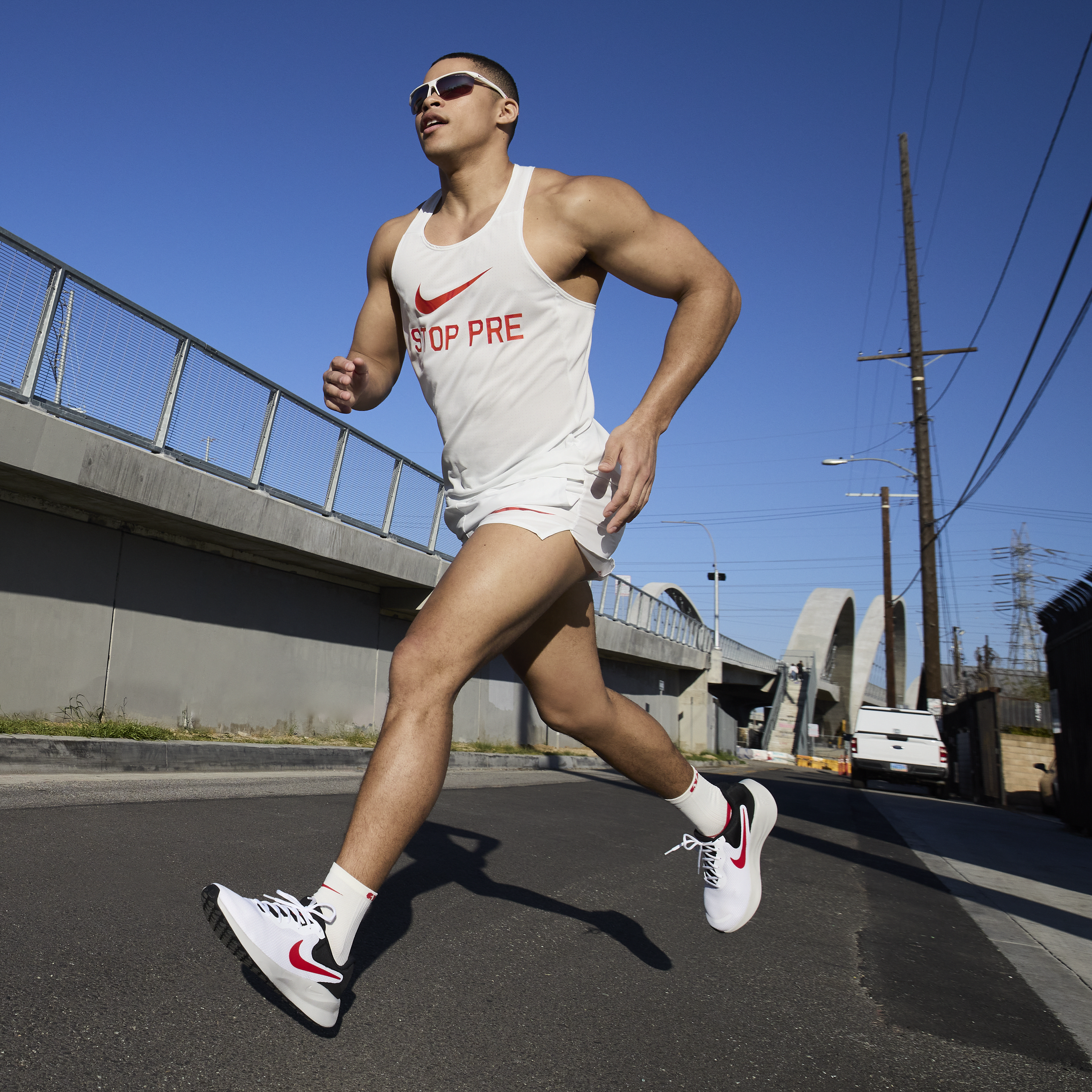 Chaussure de running sur route Nike Revolution 7 pour homme - Blanc