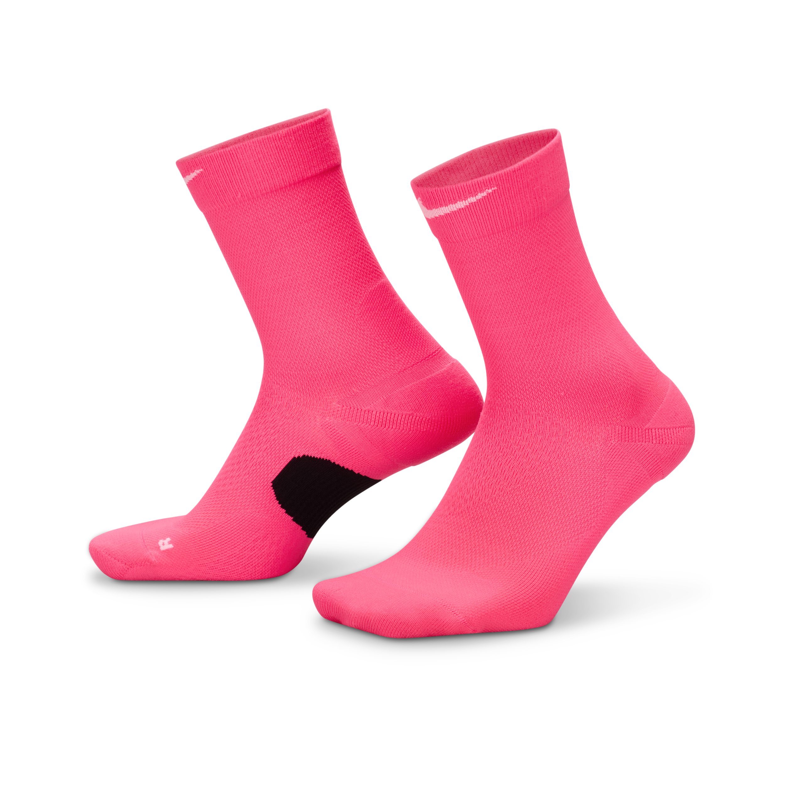 Nike Running Midweight Crew Socks (1 Pair) - Pink