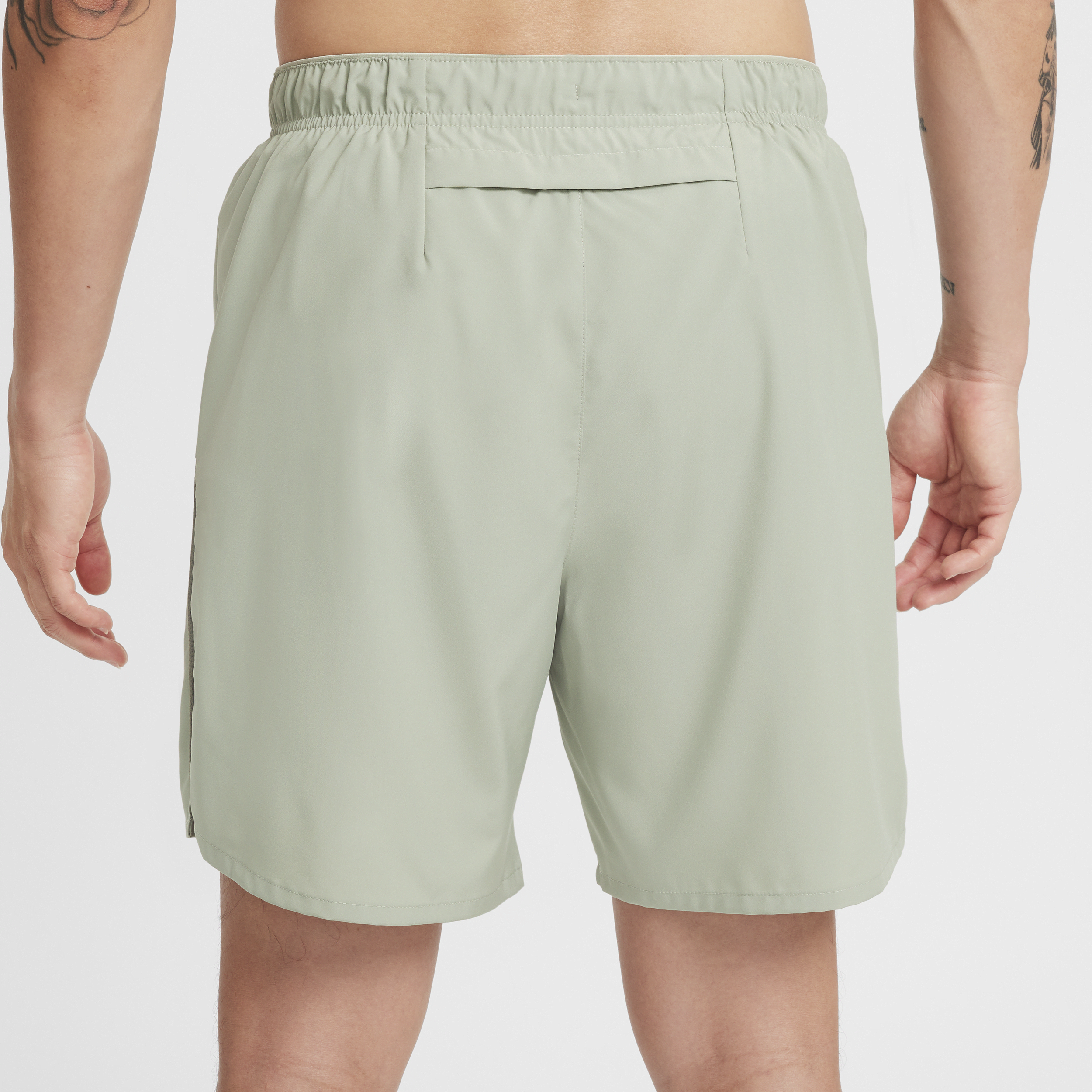 Short de running avec sous-short intégré 18 cm Dri-FIT Nike Challenger pour homme - Vert