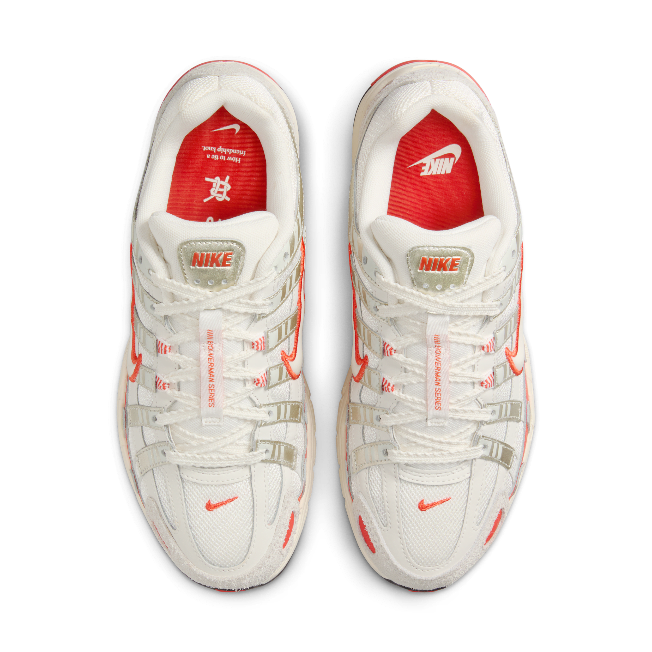 Chaussures Nike P-6000 pour femme - Blanc