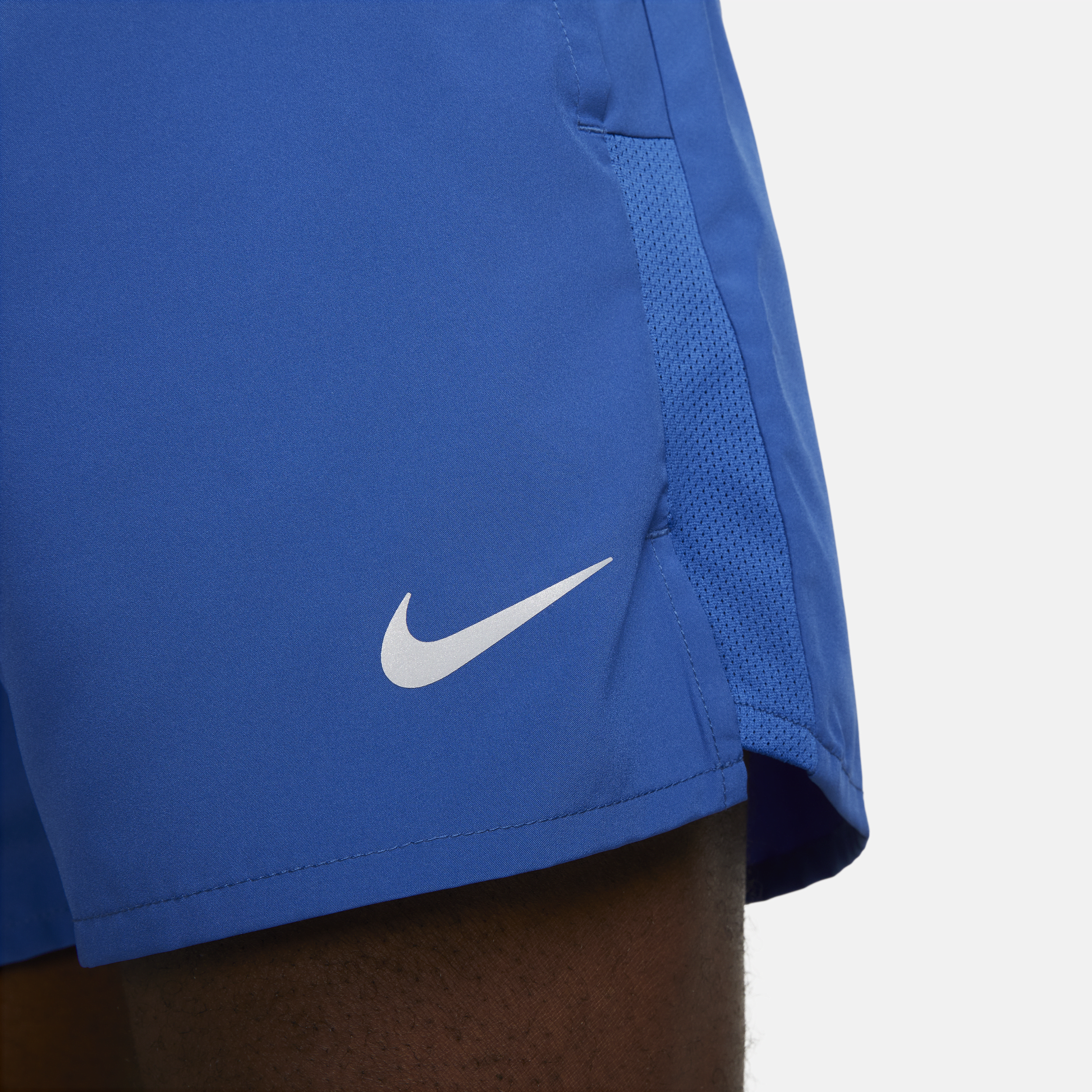 Nike Challenger Dri-FIT hardloopshorts met binnenbroek voor heren (13 cm) Blauw